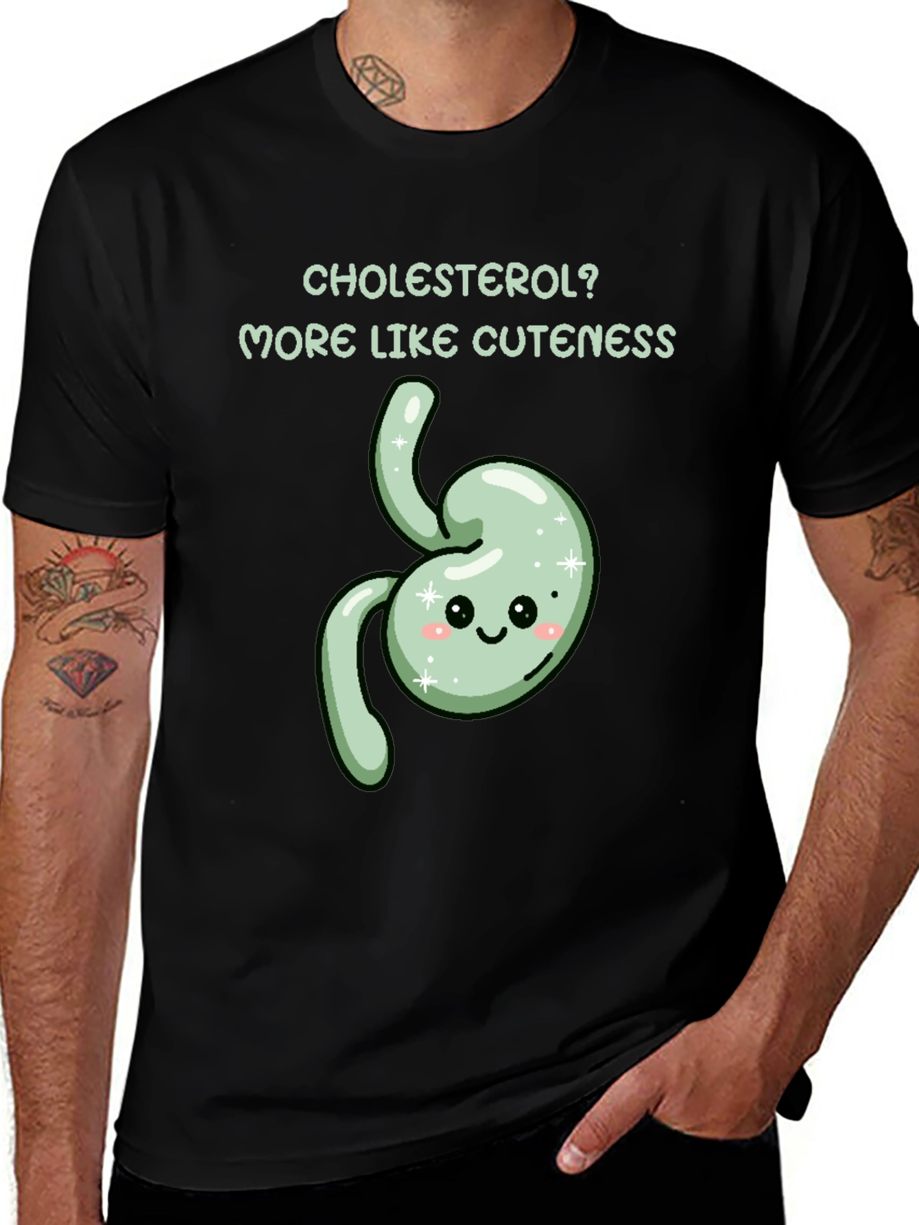 Variant 10 of Cholesterol? More Like Cuteness T-Shirt