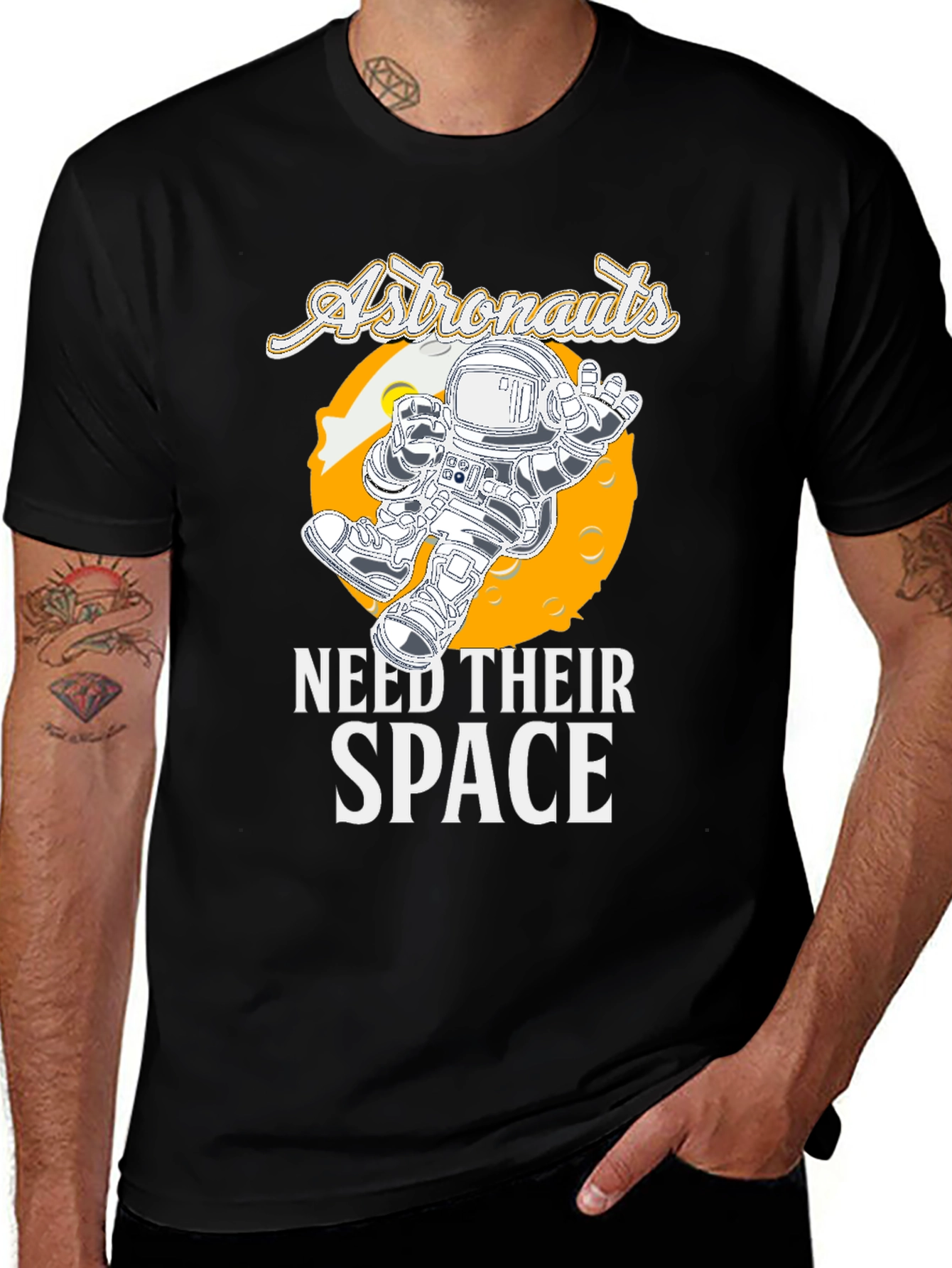 Variant 23 of Astronauts Need Their Space T-Shirt