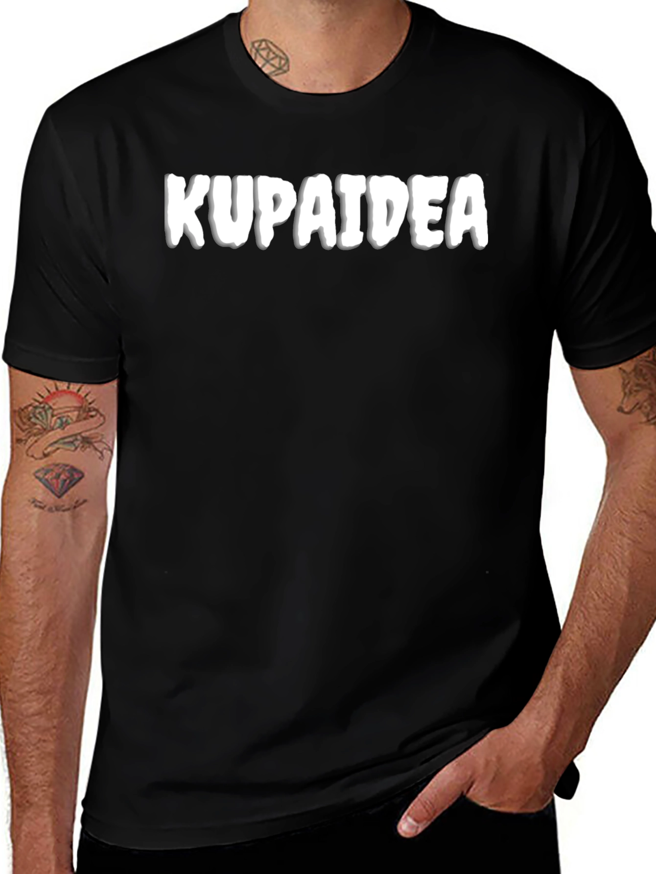 Variant 11 of Kupaidea Black Graphic T-Shirt