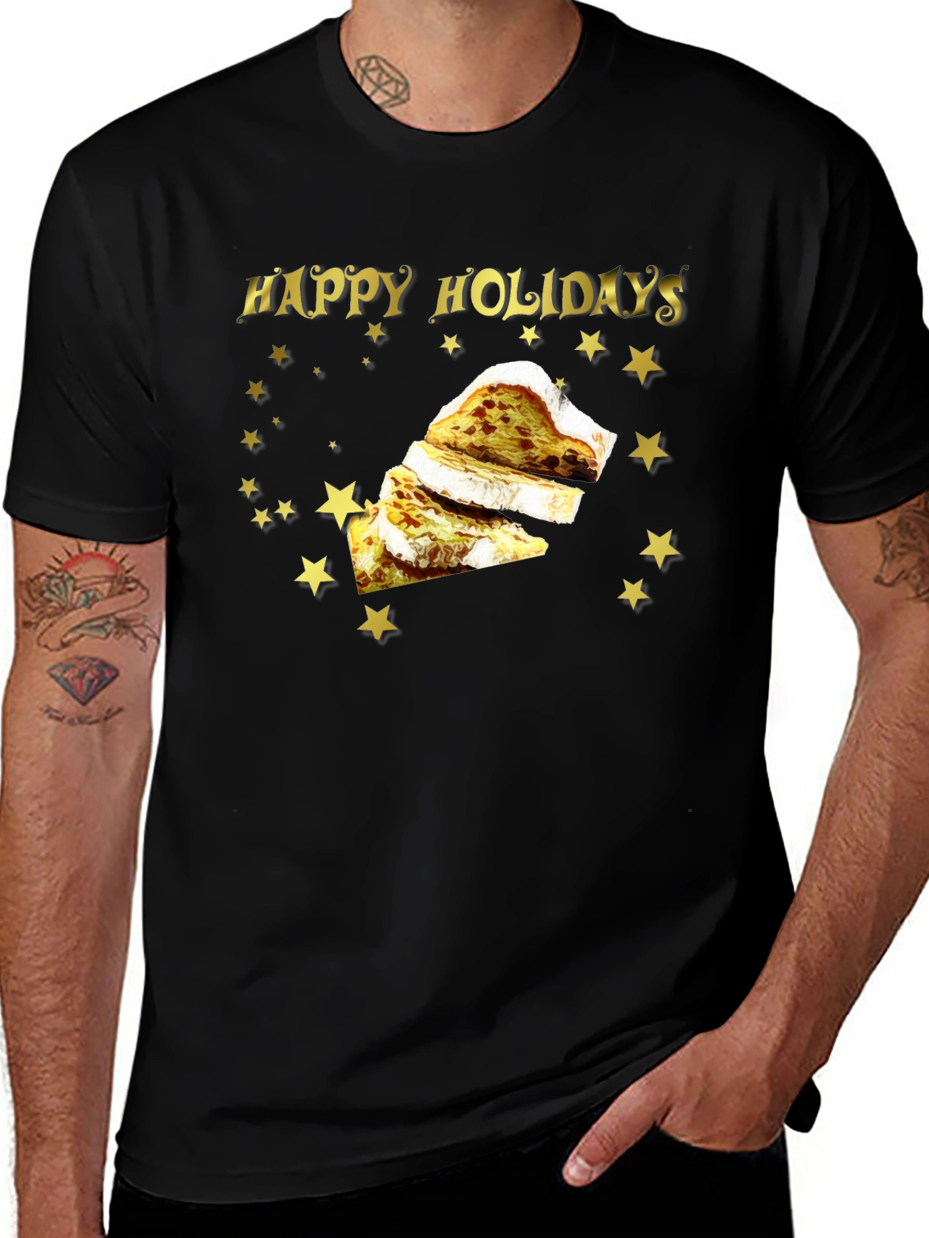 Variant 7 of Happy Holidays Bread T-Shirt