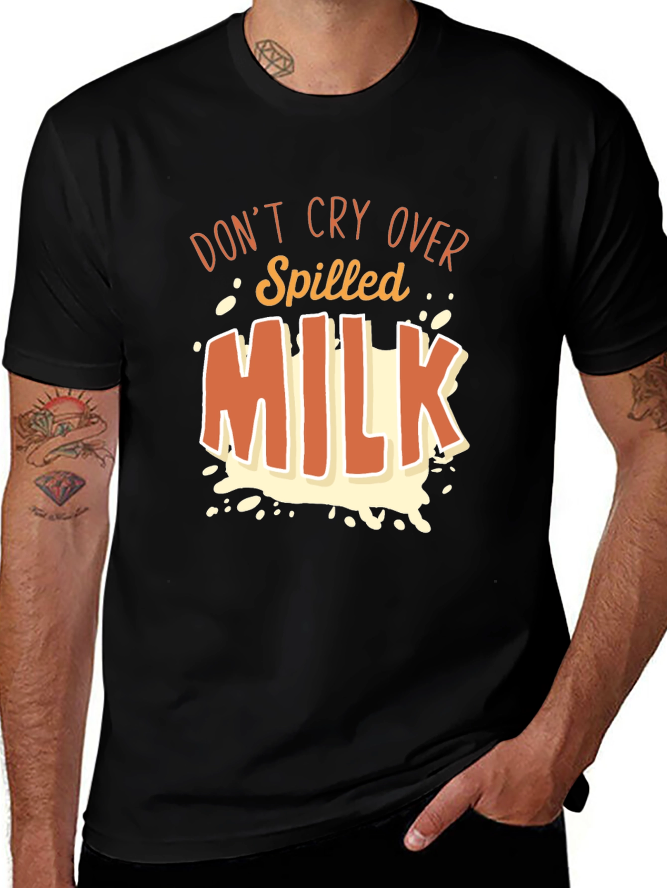 Variant 8 of Don't Cry Over Spilled Milk Graphic Tee
