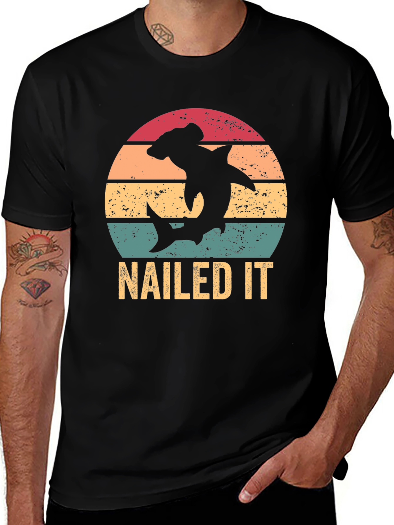 Variant 21 of Nailed It! Hammerhead Shark Graphic Tee