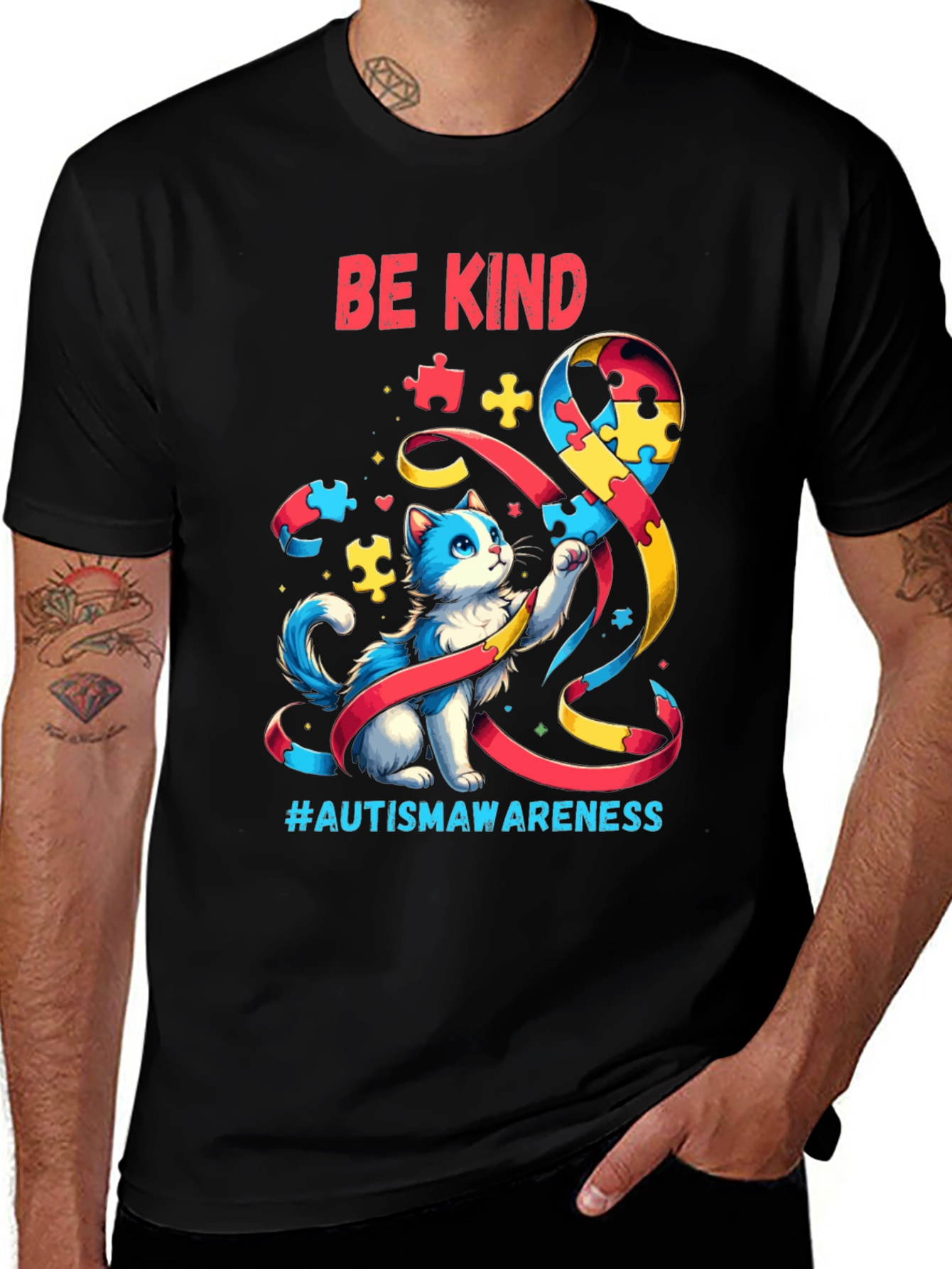 Variant 10 of Be Kind Autism Awareness T-Shirt