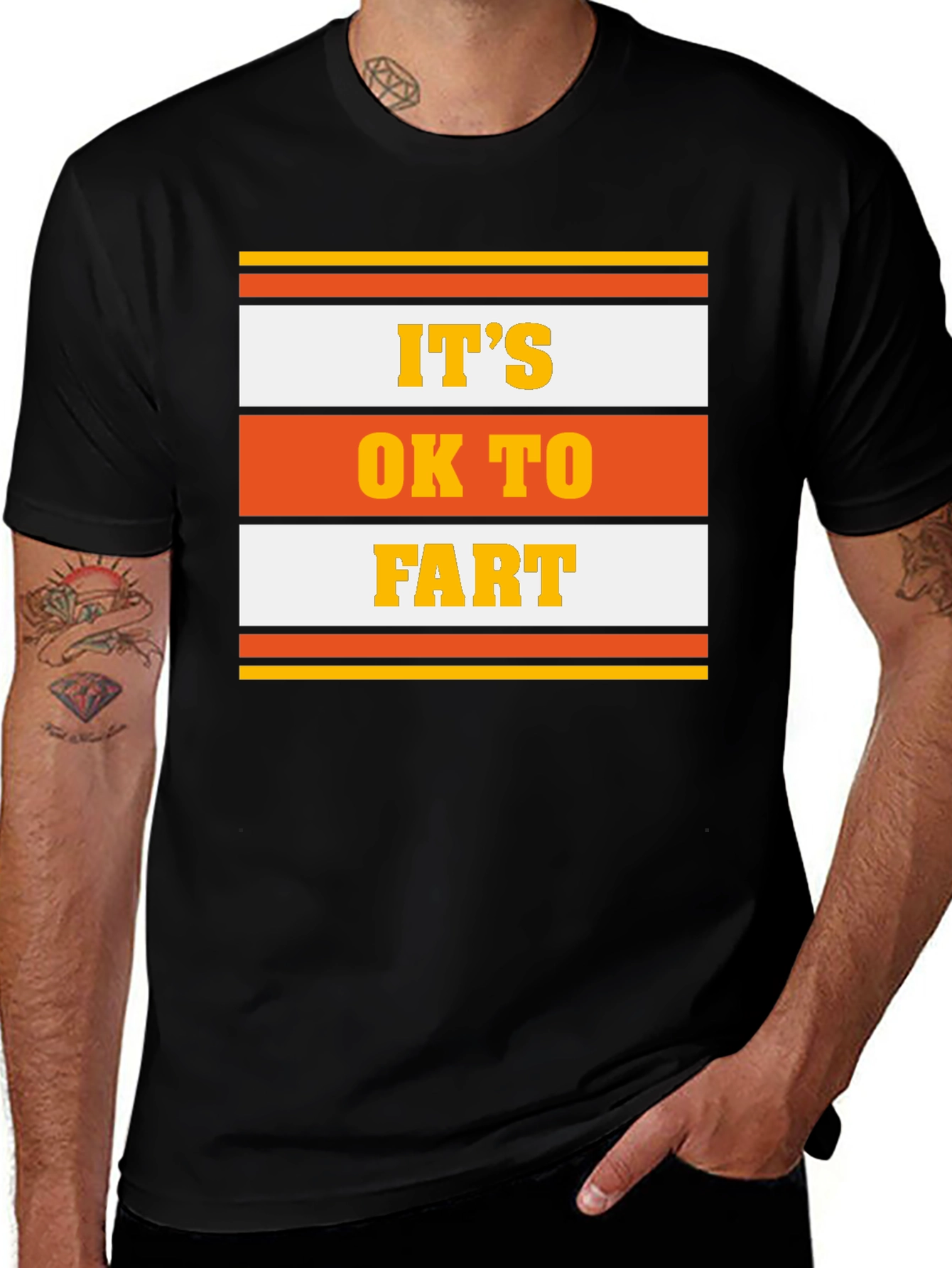 Variant 8 of It's Ok To Fart Graphic Tee