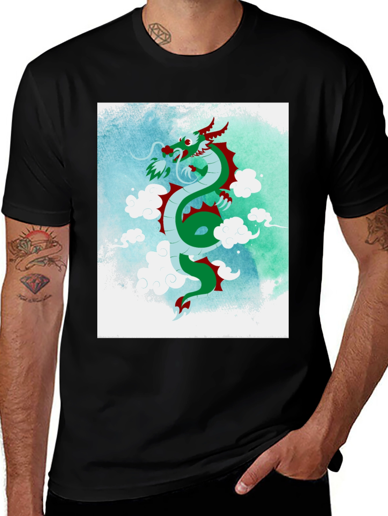 Variant 9 of Dragon Cloud T-Shirt