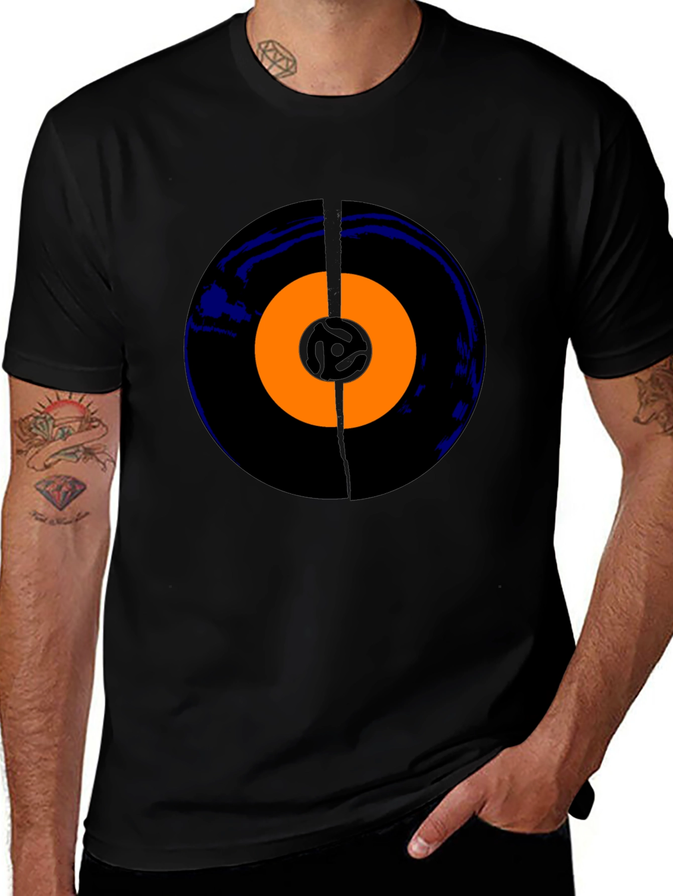 Variant 11 of Retro Vinyl Record Graphic Tee - Music Lover T-Shirt