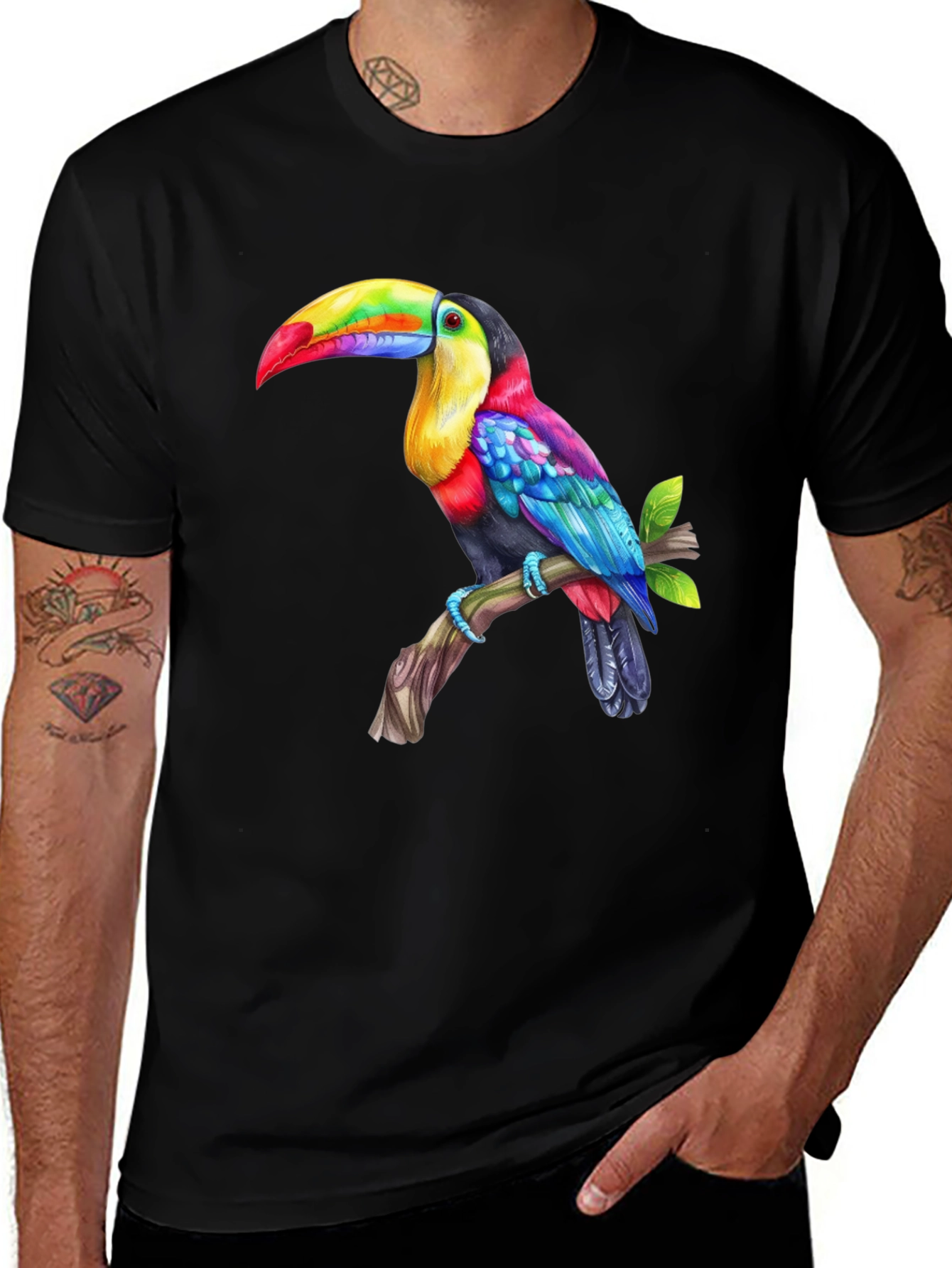 Variant 20 of Tropical Toucan Graphic T-Shirt