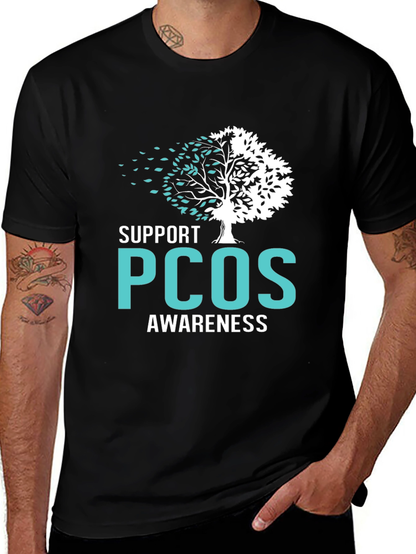 PCOS Awareness T-Shirt - Support Poly Cystic Ovary Syndrome