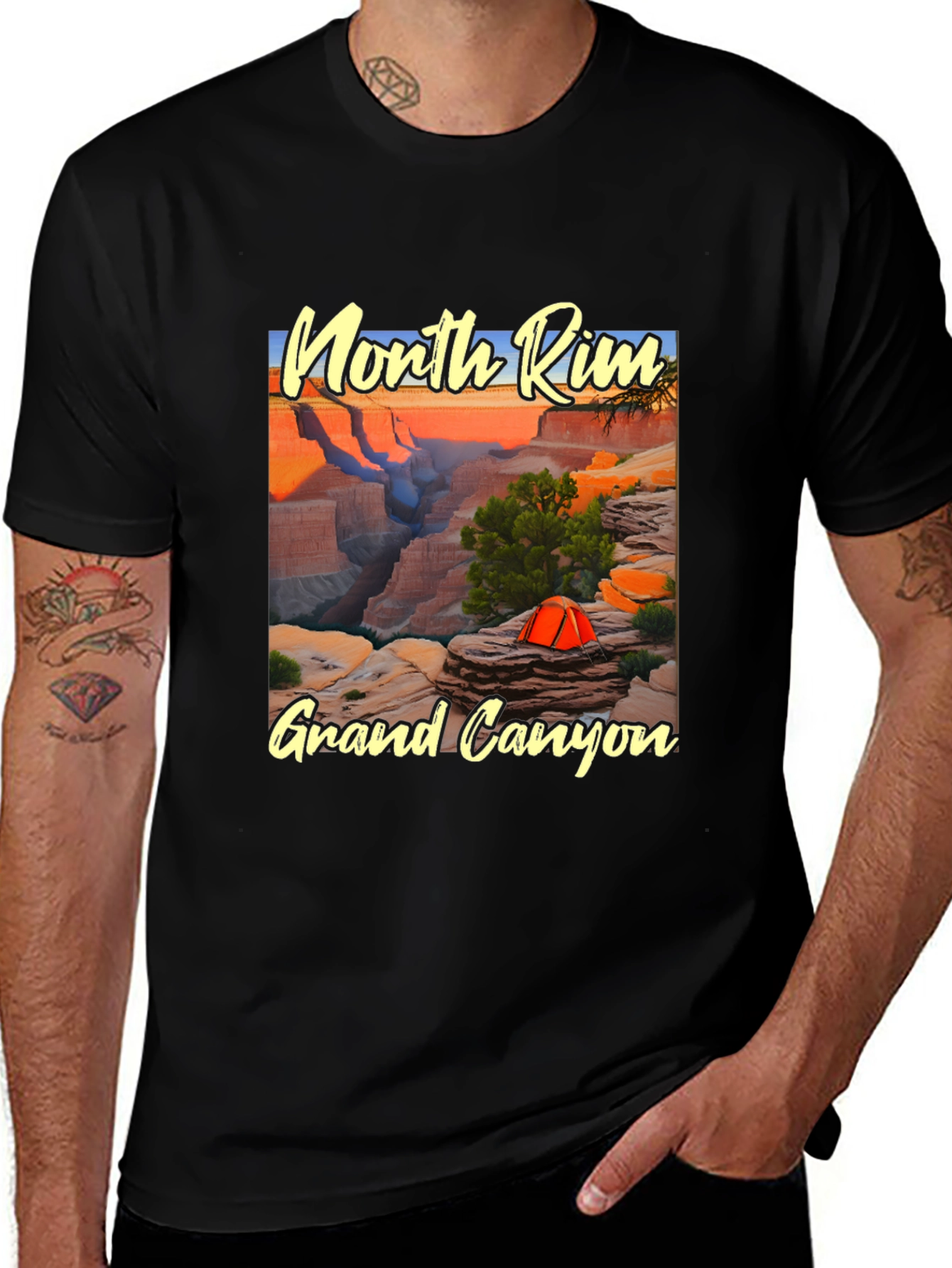 Variant 12 of North Rim Grand Canyon Graphic Tee