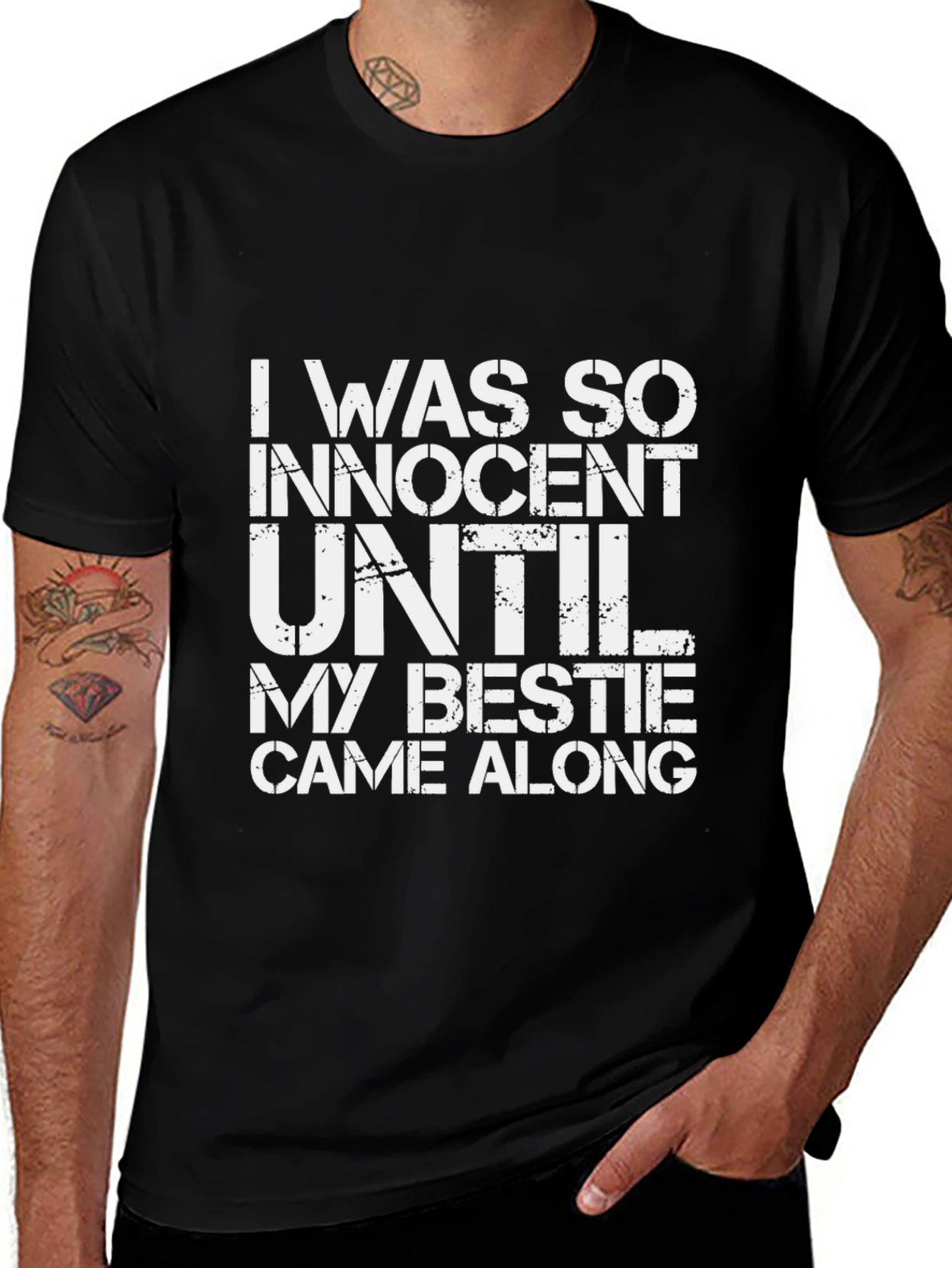 Variant 12 of Innocent Bestie T-Shirt - Funny Graphic Tee