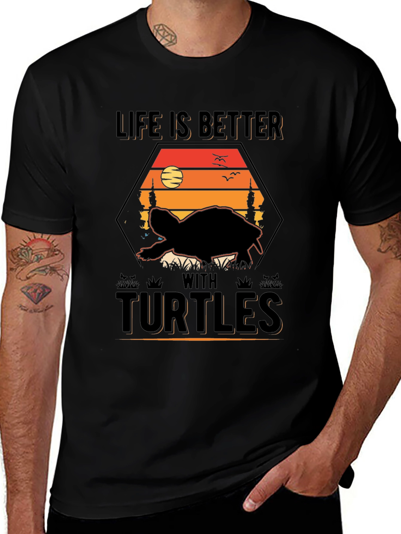Life Is Better With Turtles Graphic Tee