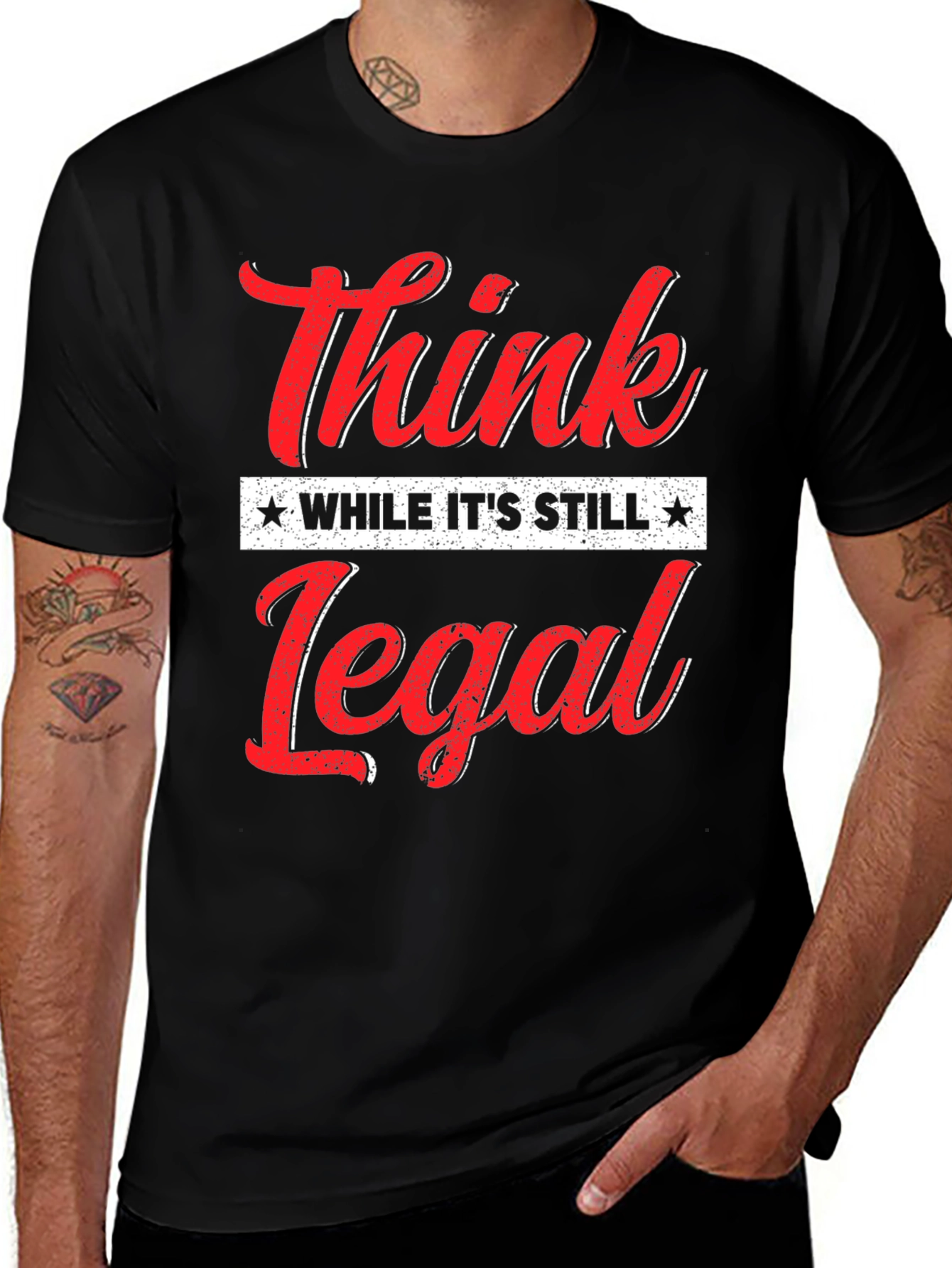 Variant 14 of Think While It's Still Legal T-Shirt