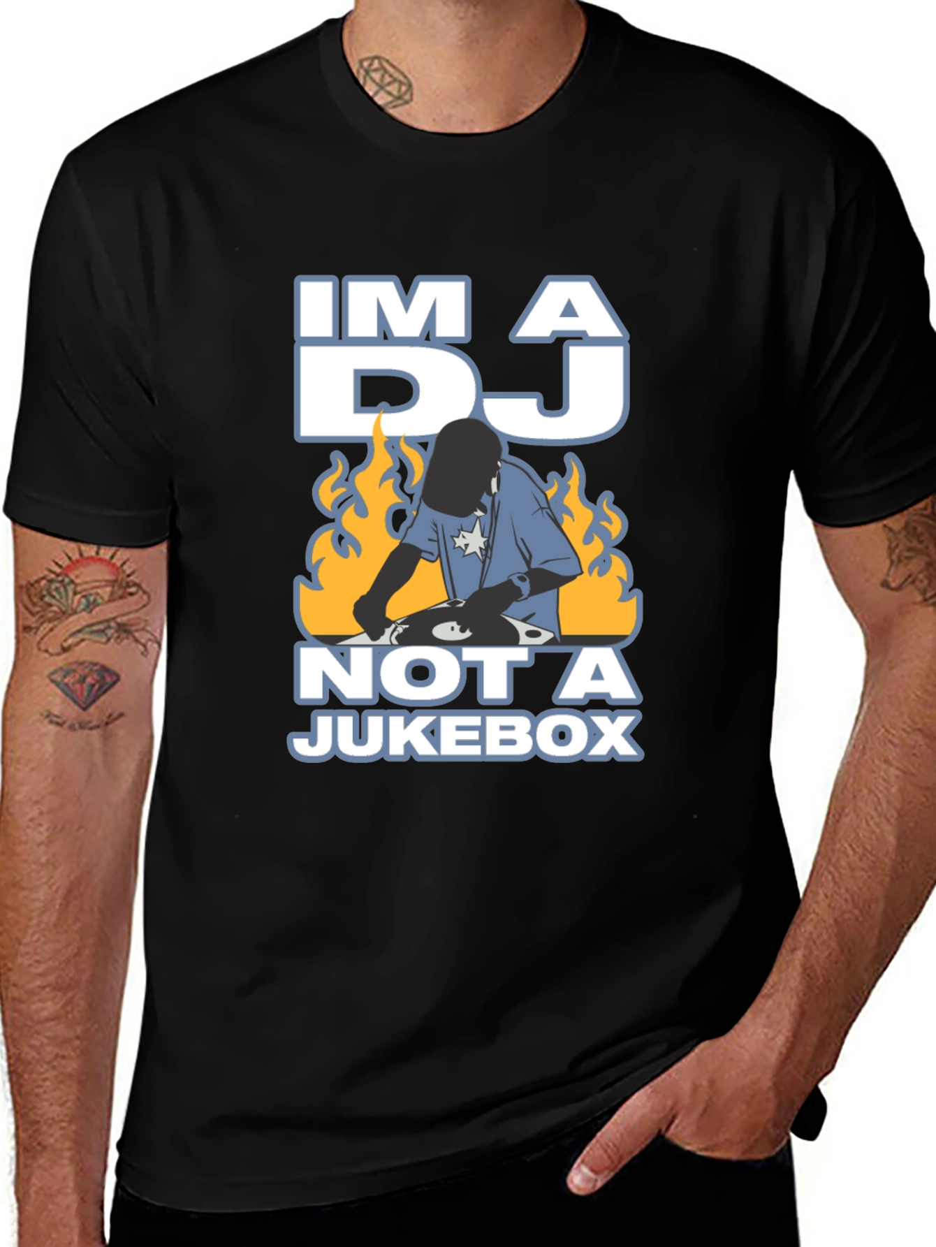 Variant 27 of I'm a DJ Not a Jukebox Graphic T-Shirt