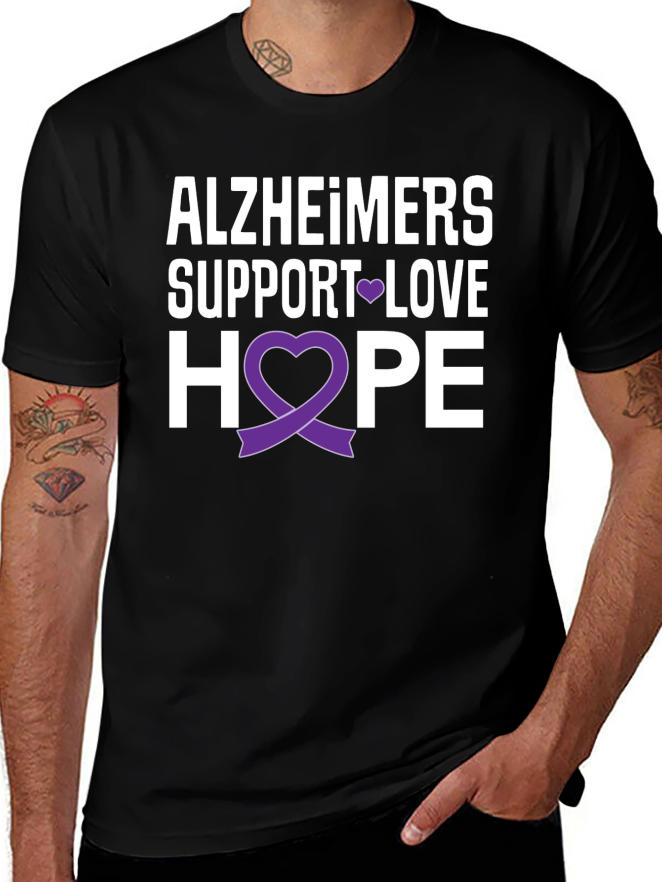 Alzheimer's Support Love Hope T-Shirt