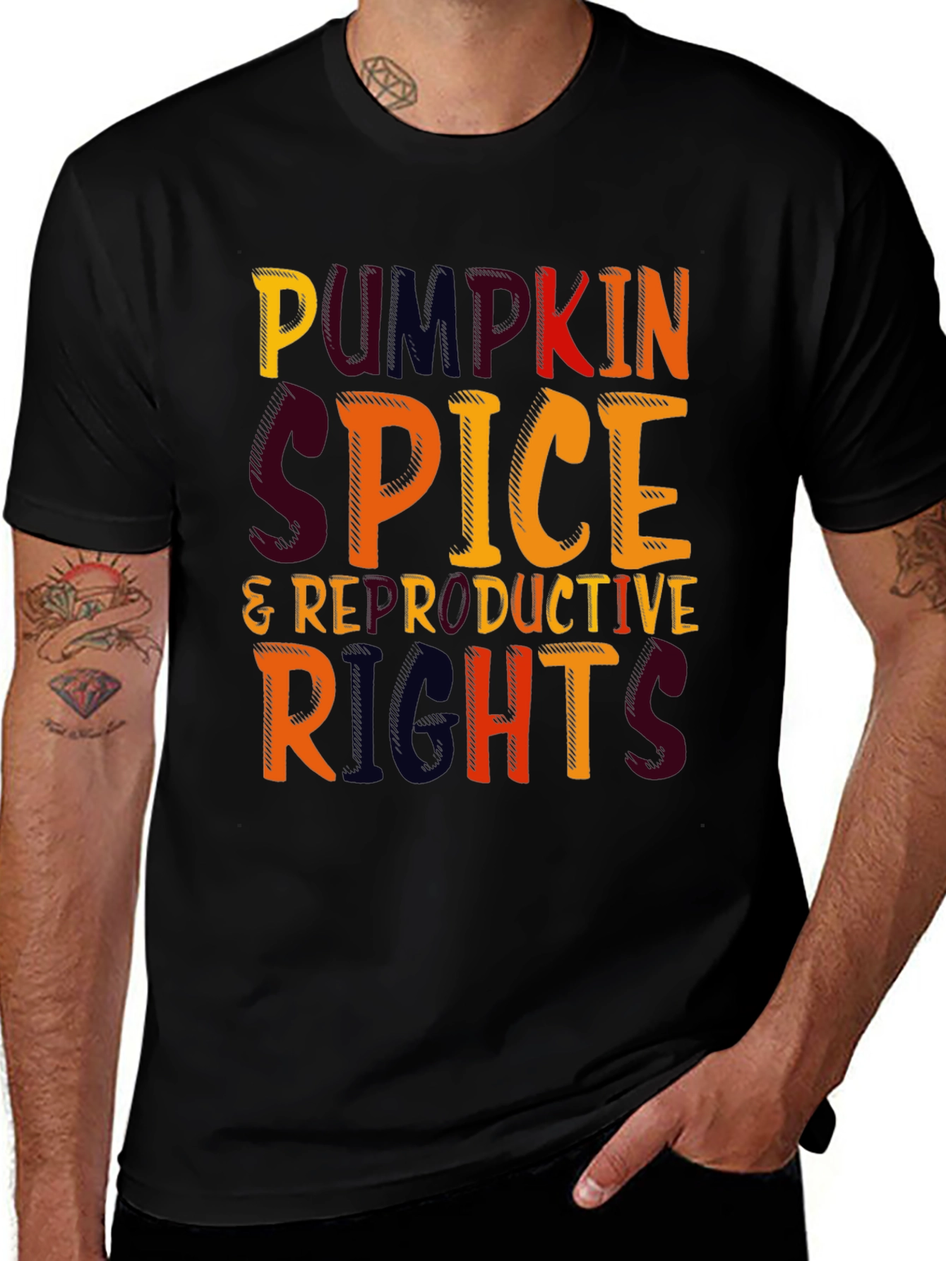 Pumpkin Spice Reproductive Rights T-Shirt