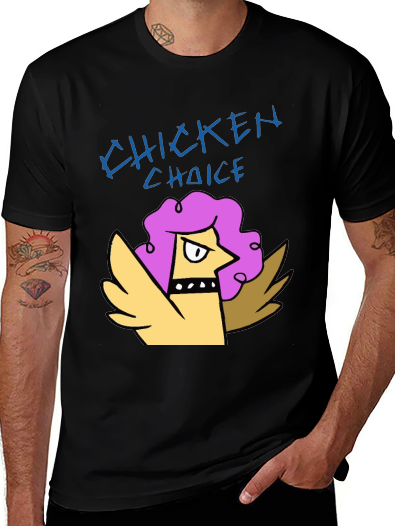 Variant 28 of Chicken Choice Graphic T-Shirt