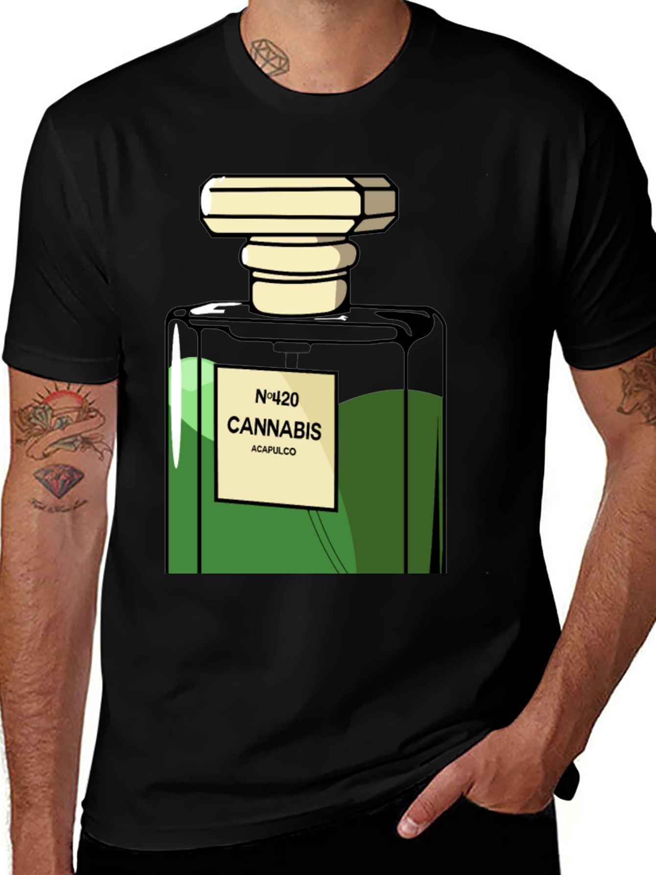Cannabis Perfume Parody T-Shirt