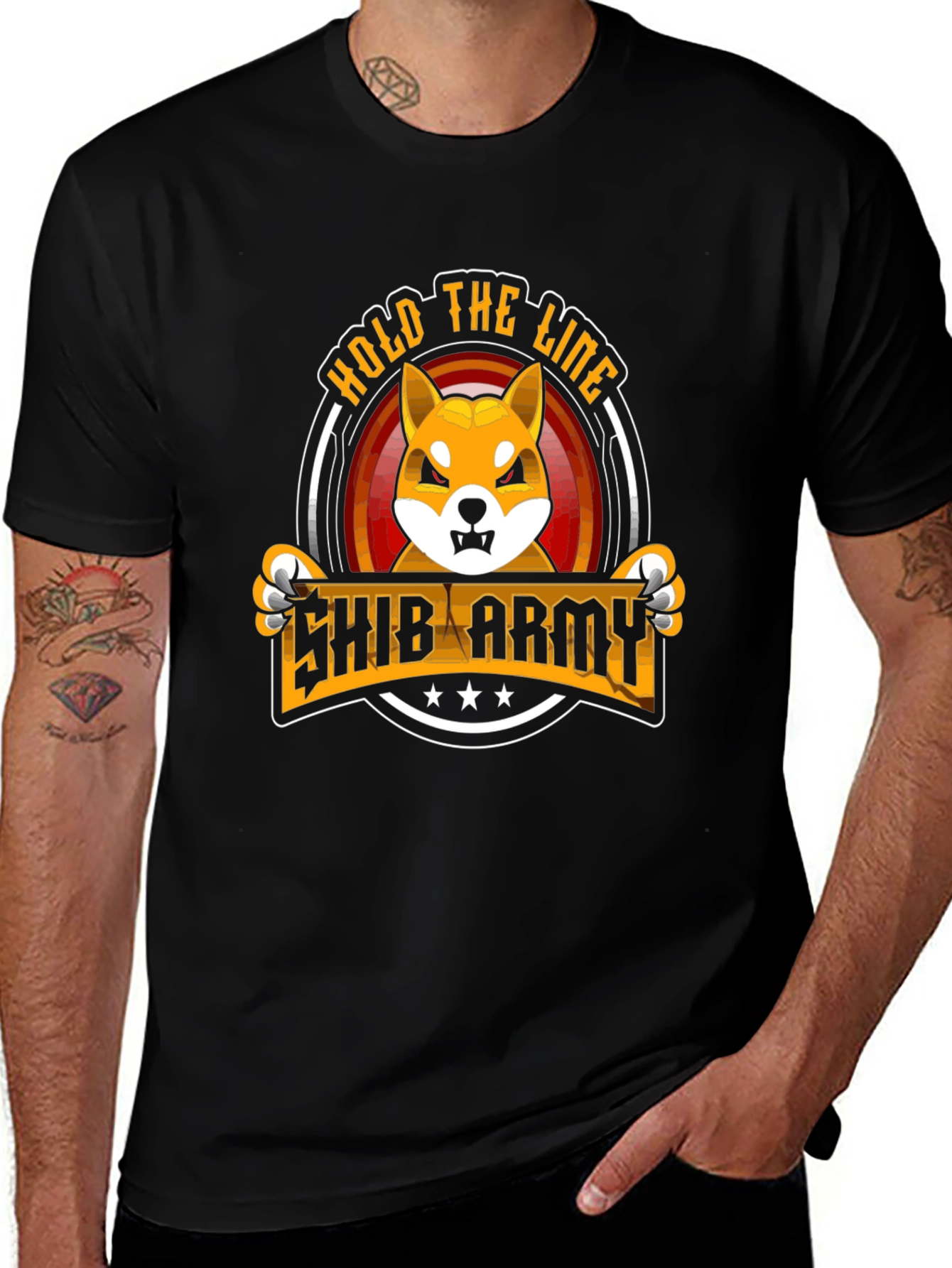 Shiba Inu Coin Cryptocurrency SHIB Army T-Shirt