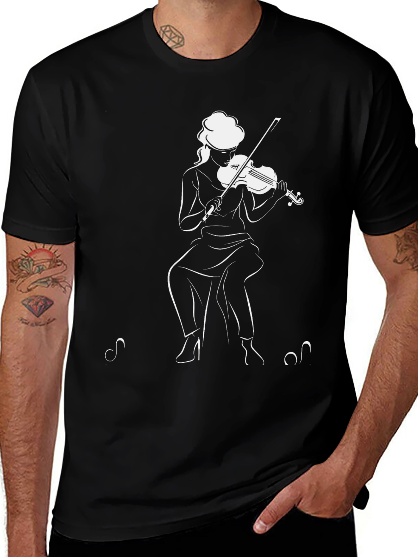 Violinist T-Shirt - Music Lover Tee