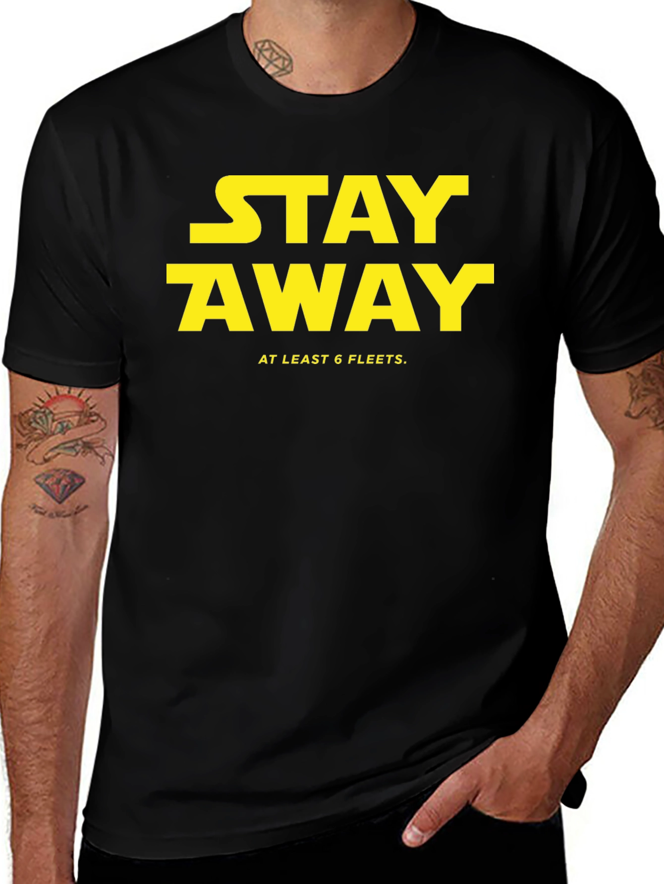 Variant 9 of Stay Away T-Shirt - Star Wars Inspired Design