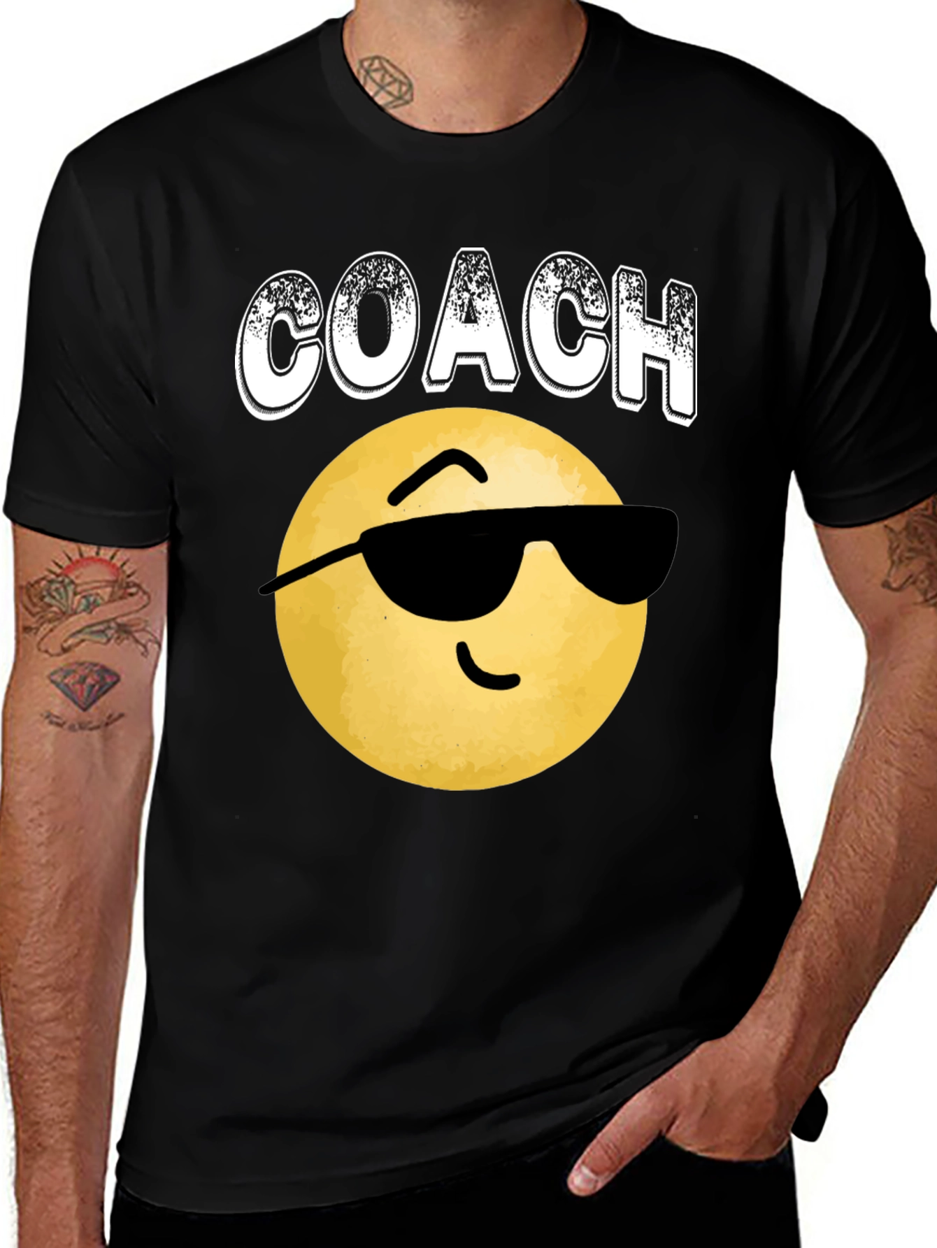 Variant 17 of Cool Coach Emoji T-Shirt