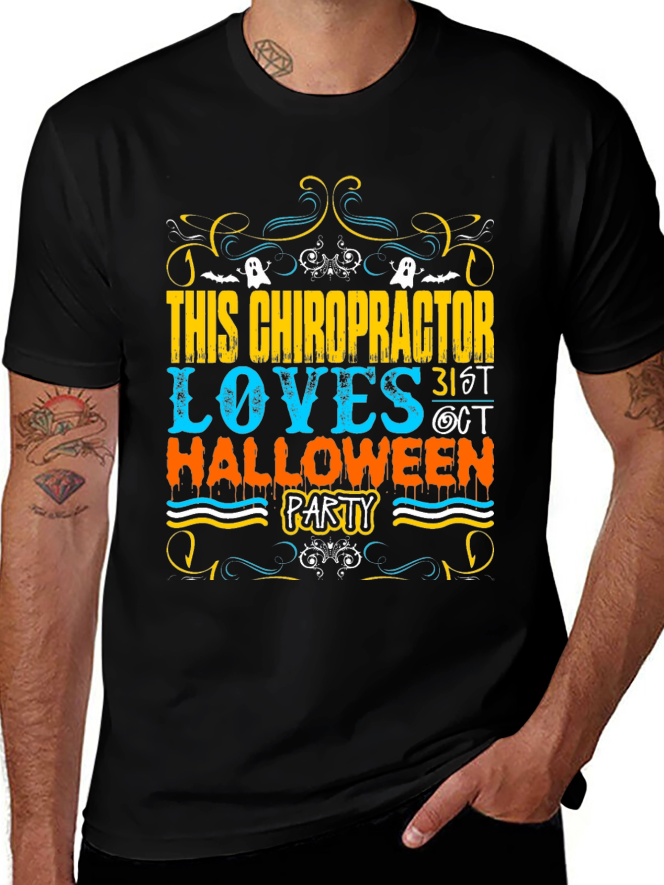Chiropractor Halloween Party T-Shirt