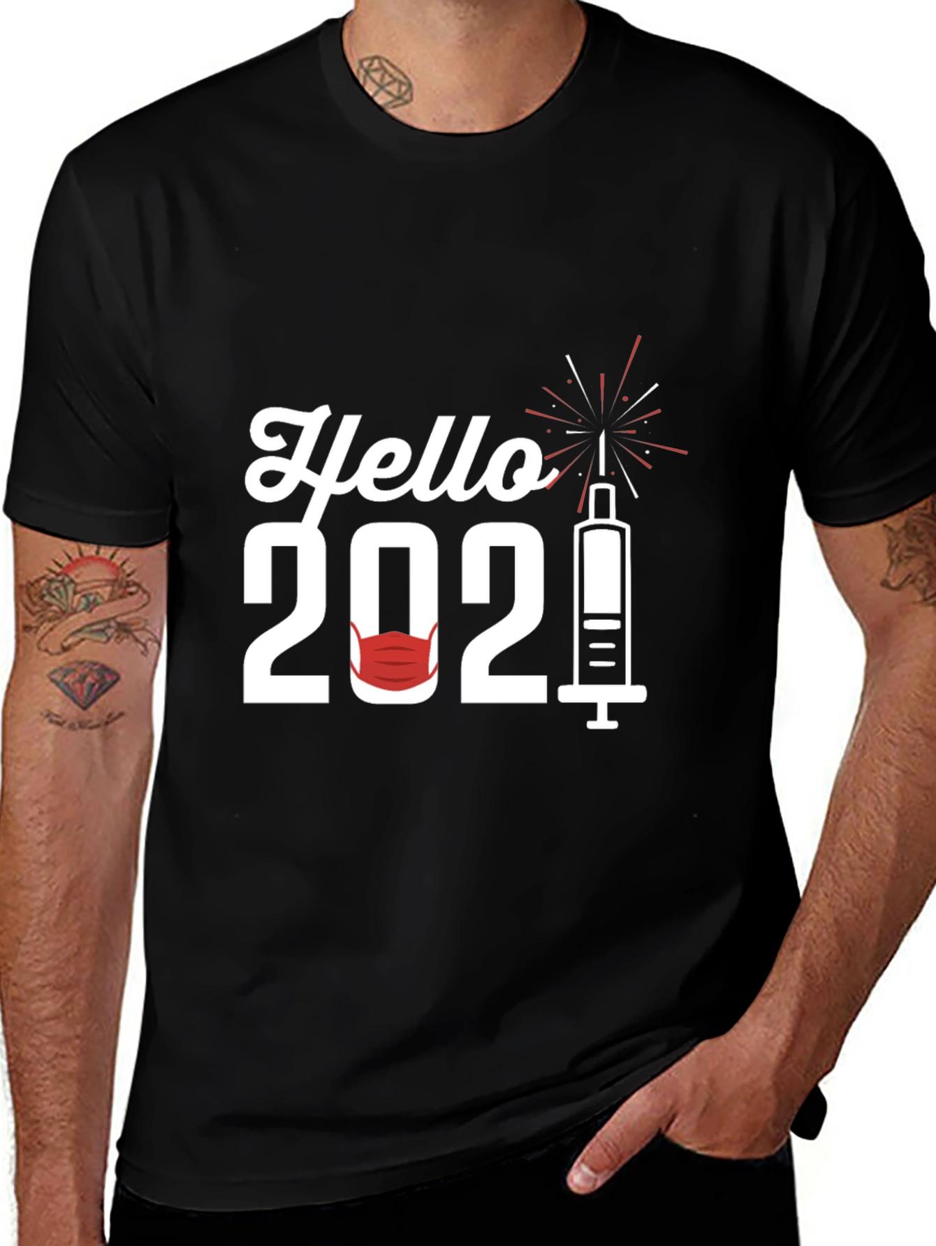 Hello 2021 Vaccinated T-Shirt