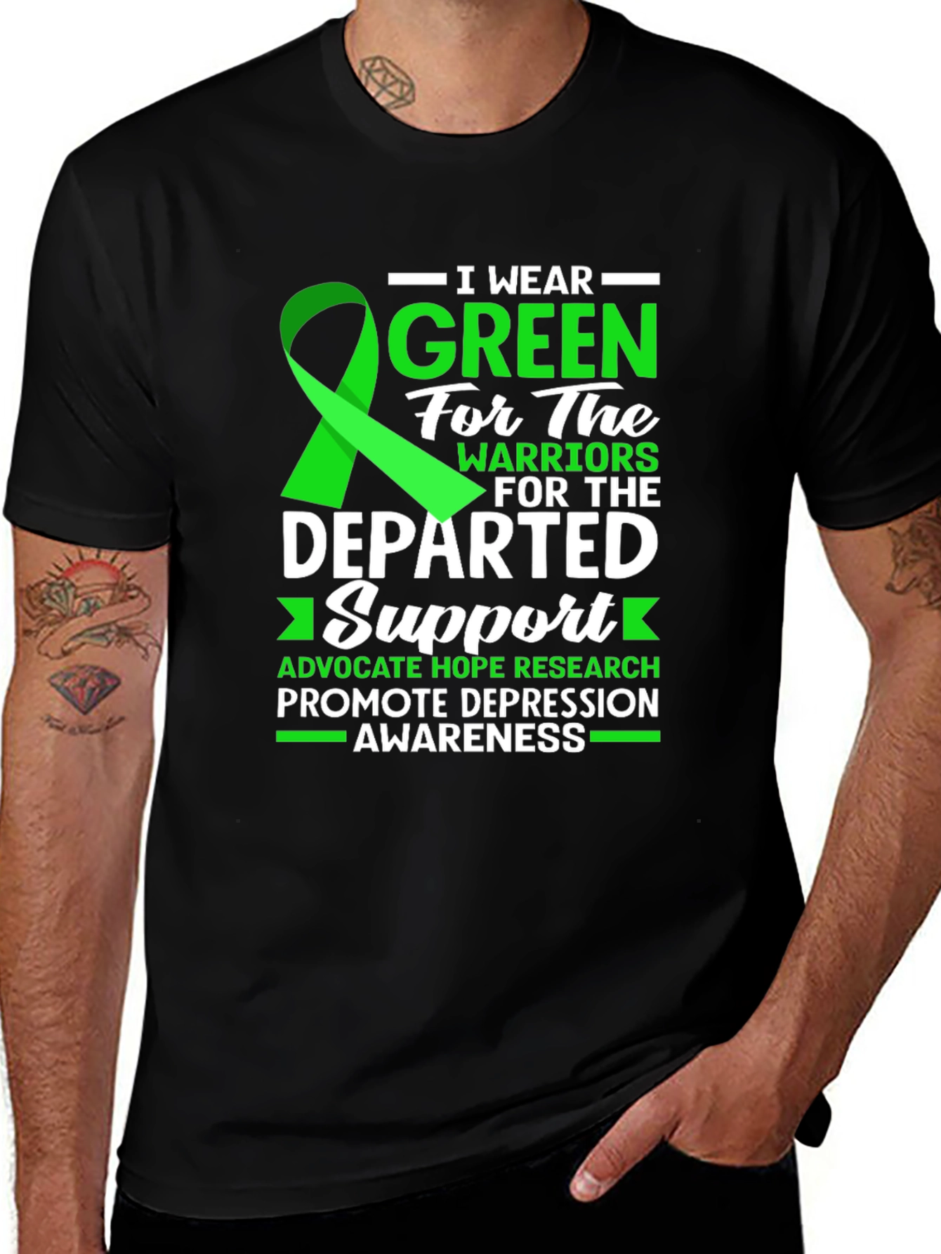 I Wear Green For The Departed Support T-Shirt