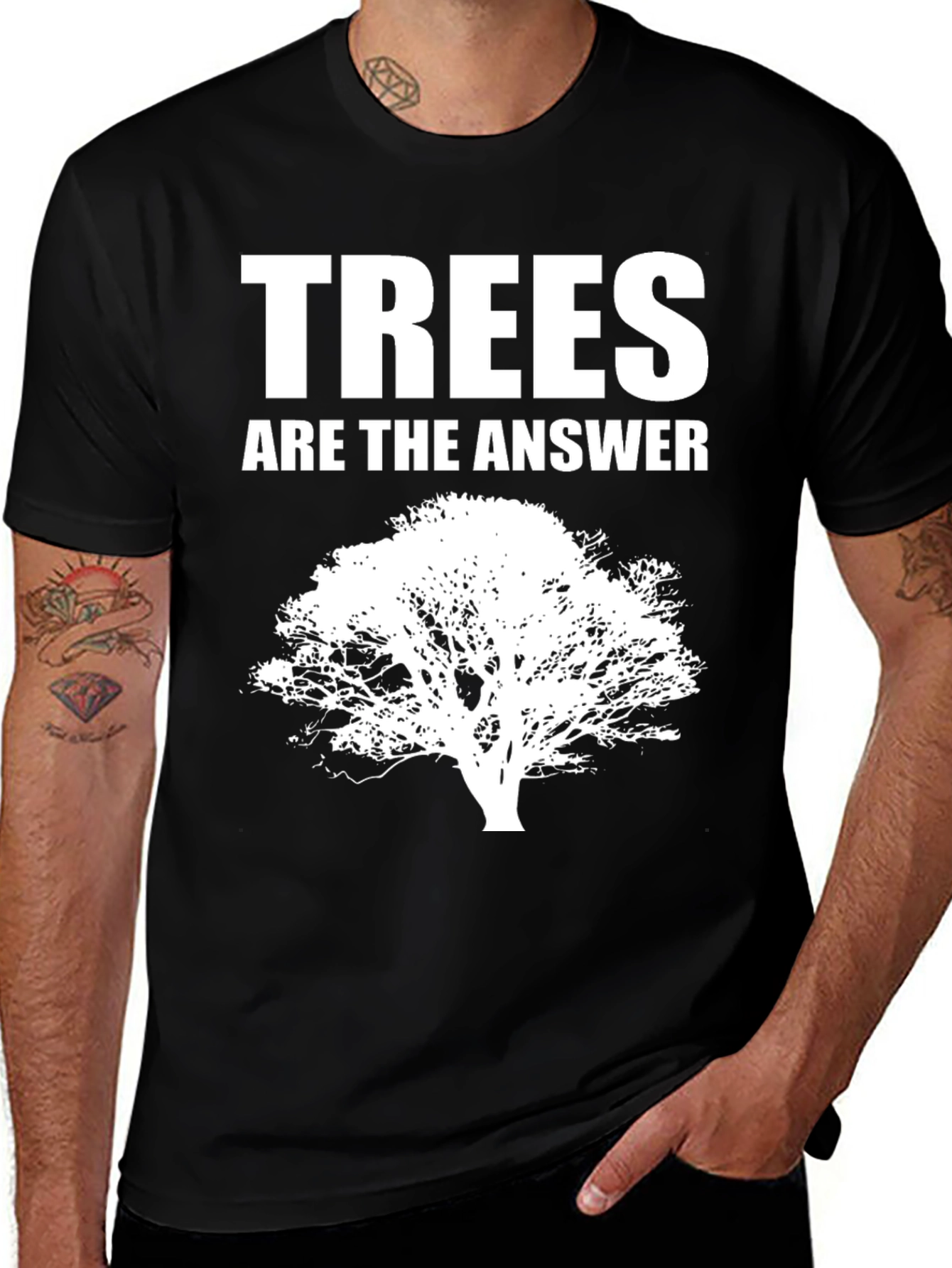Variant 15 of Trees Are The Answer - Unisex Graphic Tee