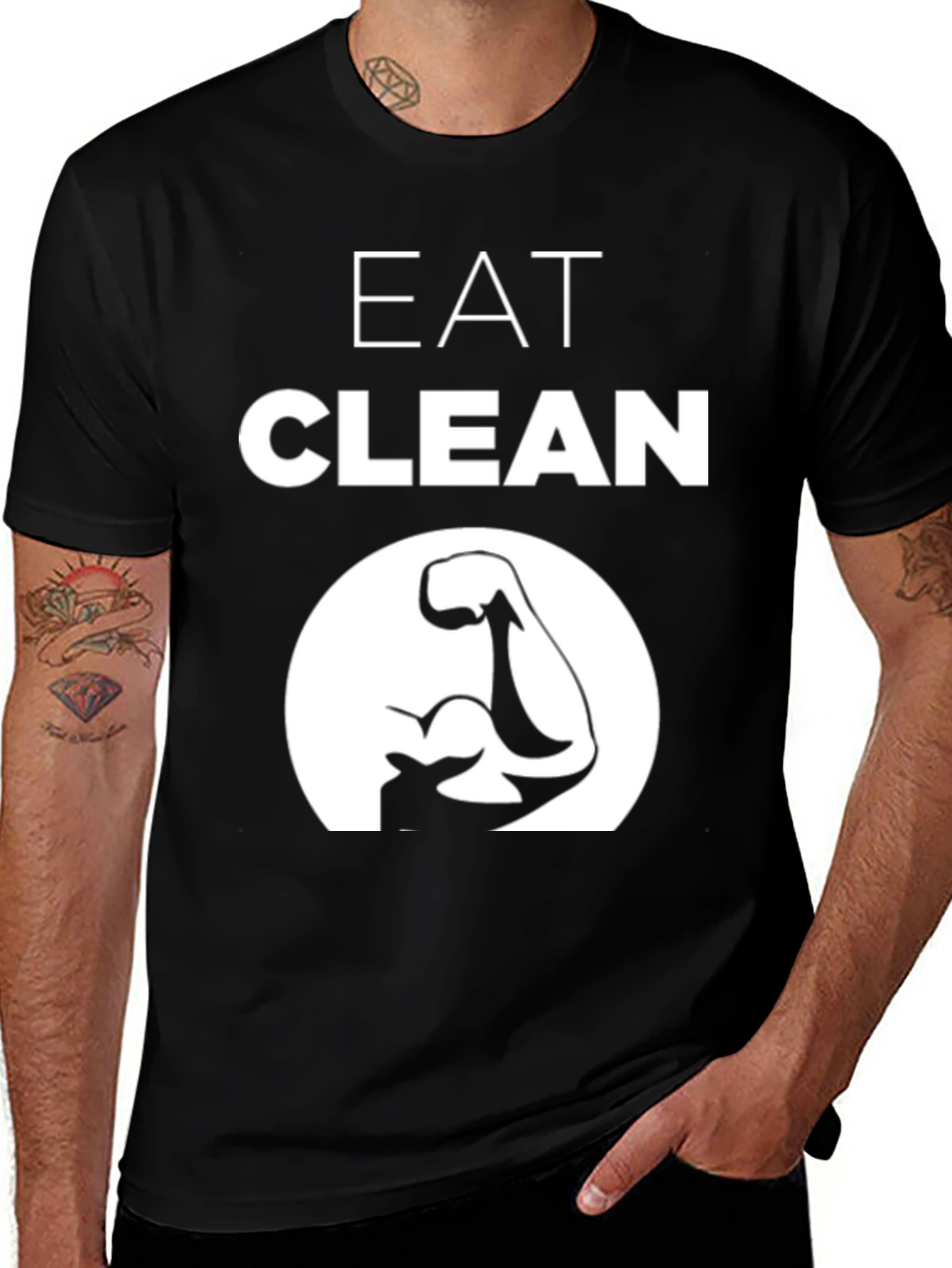 Eat Clean Bodybuilding T-Shirt
