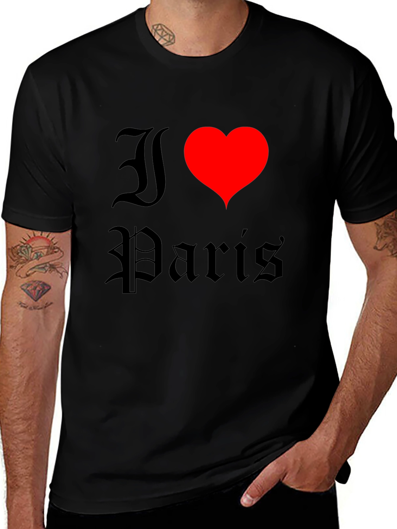 I Love Paris T-Shirt - Classic Design