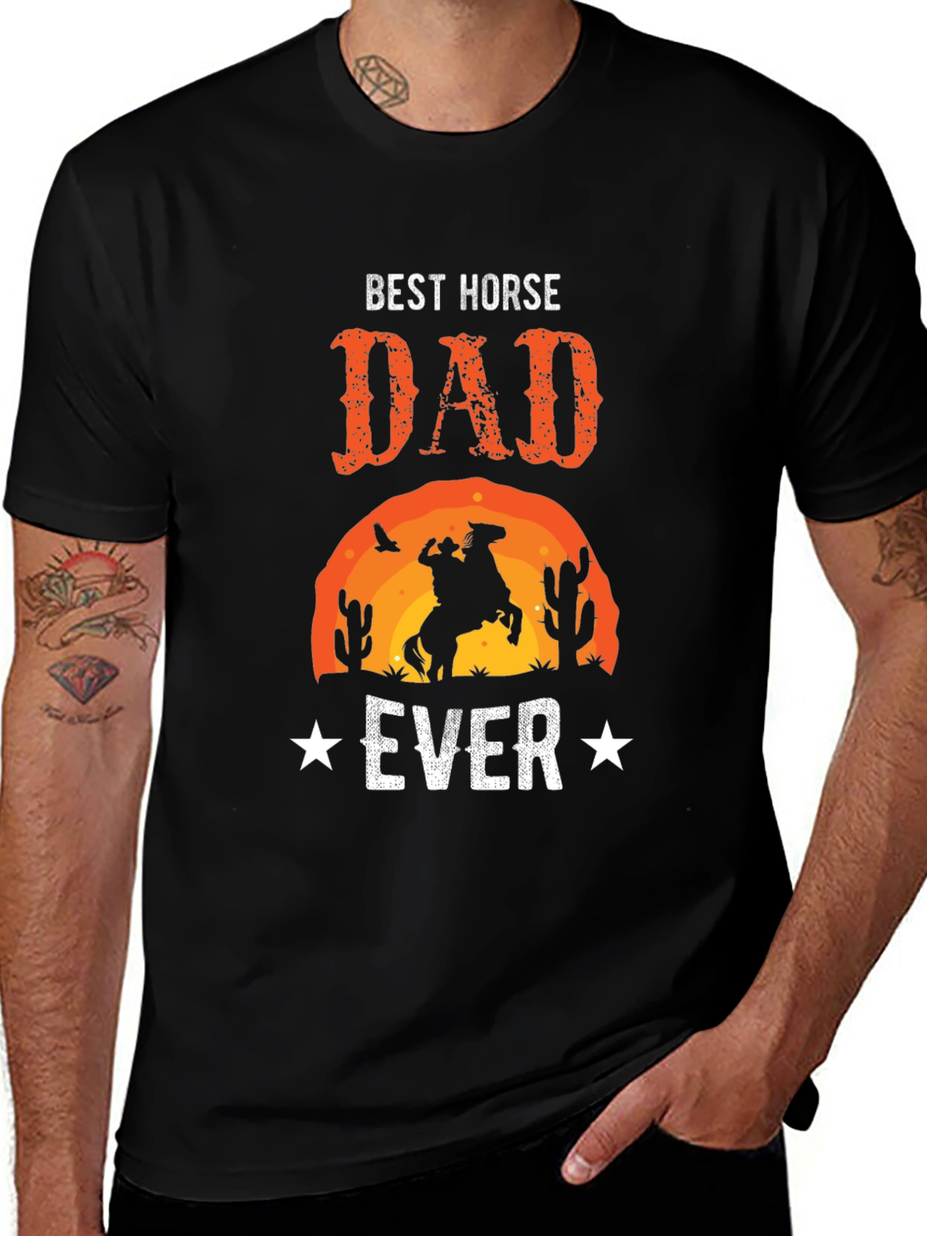 Variant 8 of Best Horse Dad Ever T-Shirt