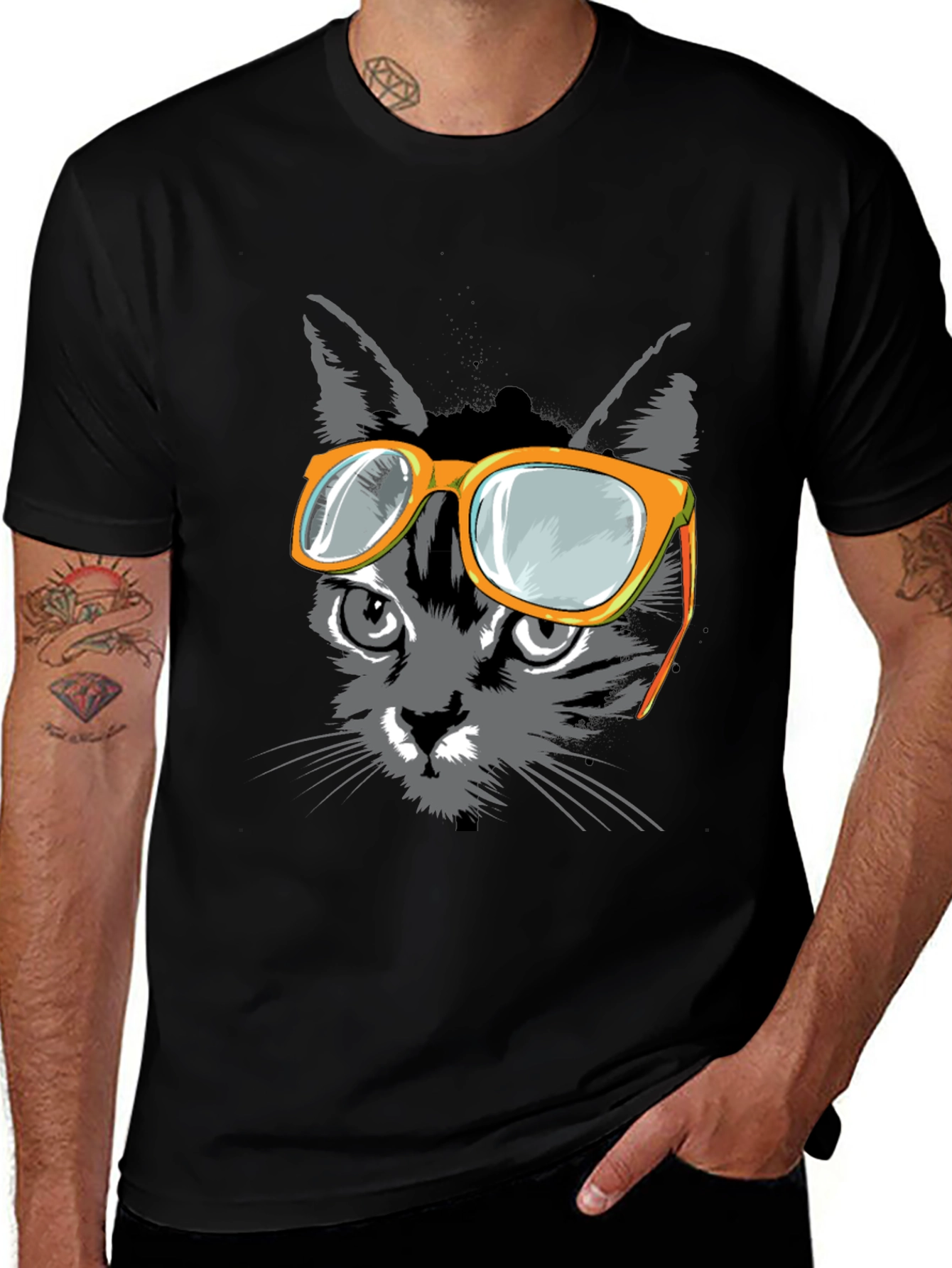 Variant 7 of Cool Cat T-Shirt - Unique Graphic Tee
