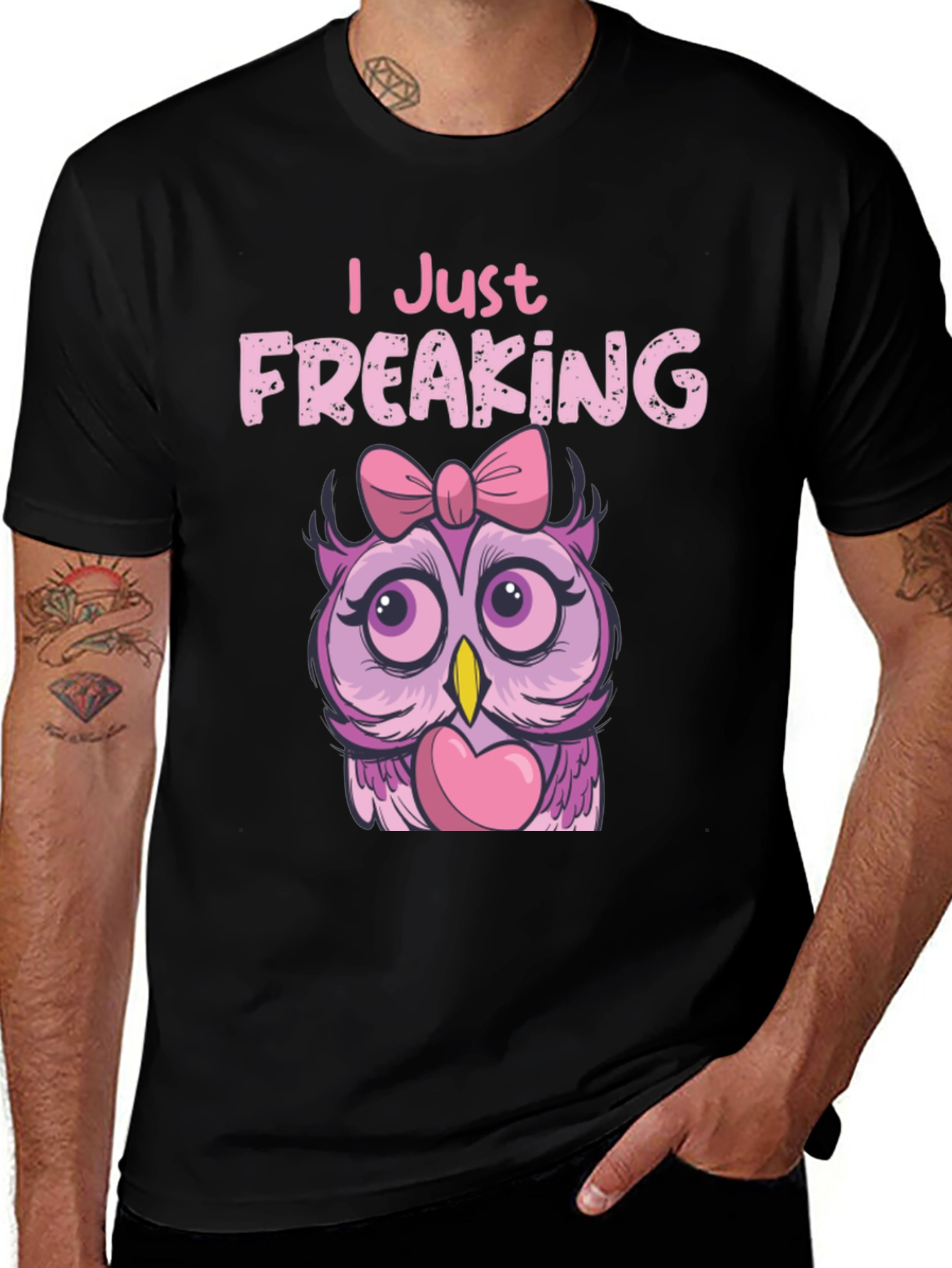 Variant 15 of Freaking Owl T-Shirt