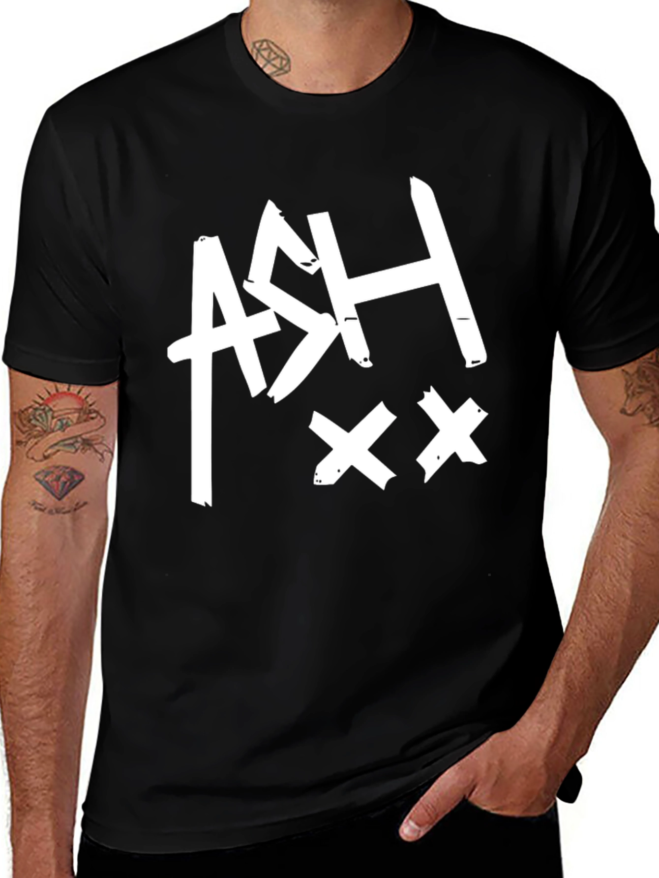 Variant 25 of ASH XX T-Shirt - Black Graphic Tee for Casual Wear