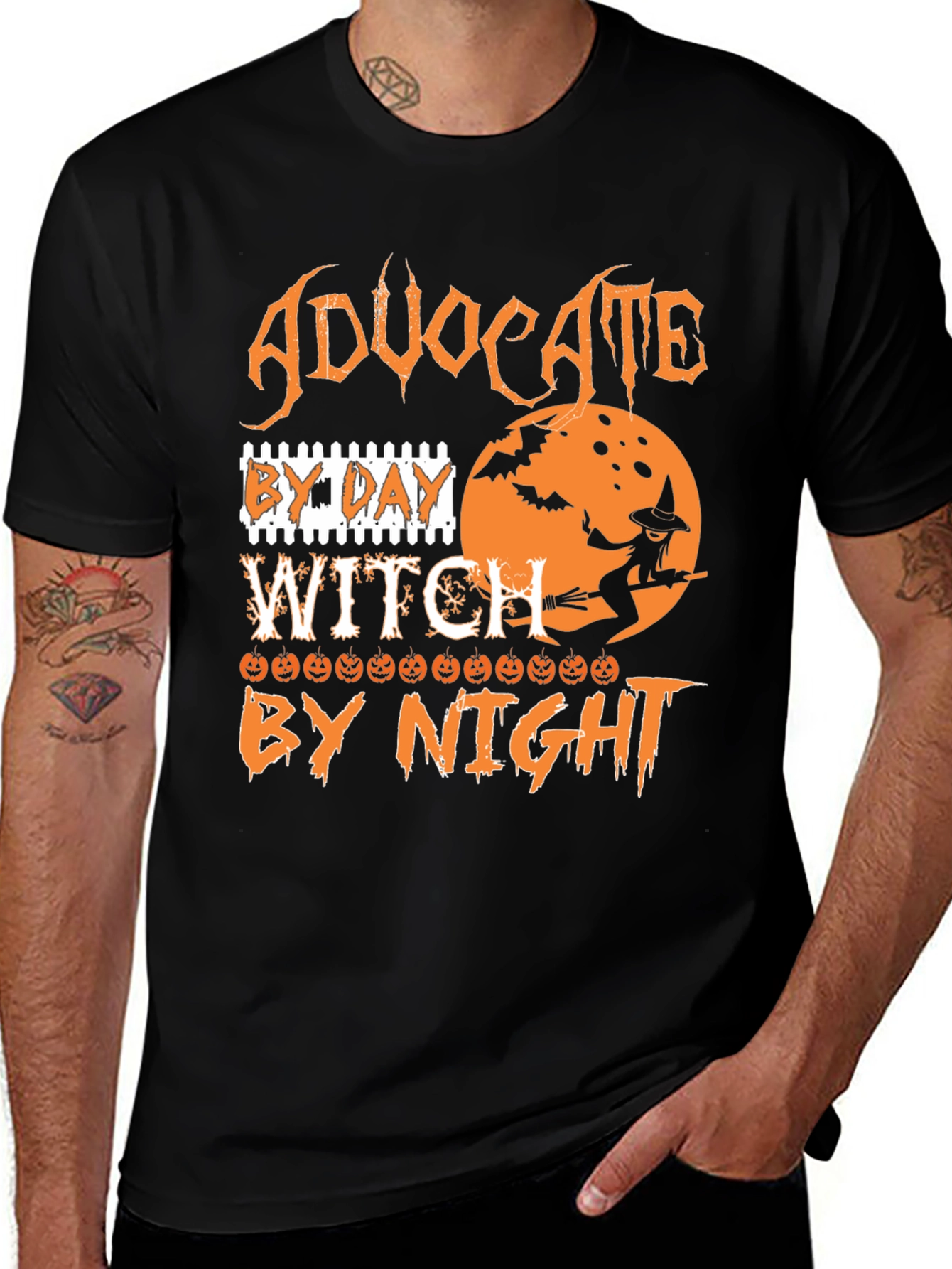 Variant 16 of Advocate By Day Witch By Night Halloween T-Shirt