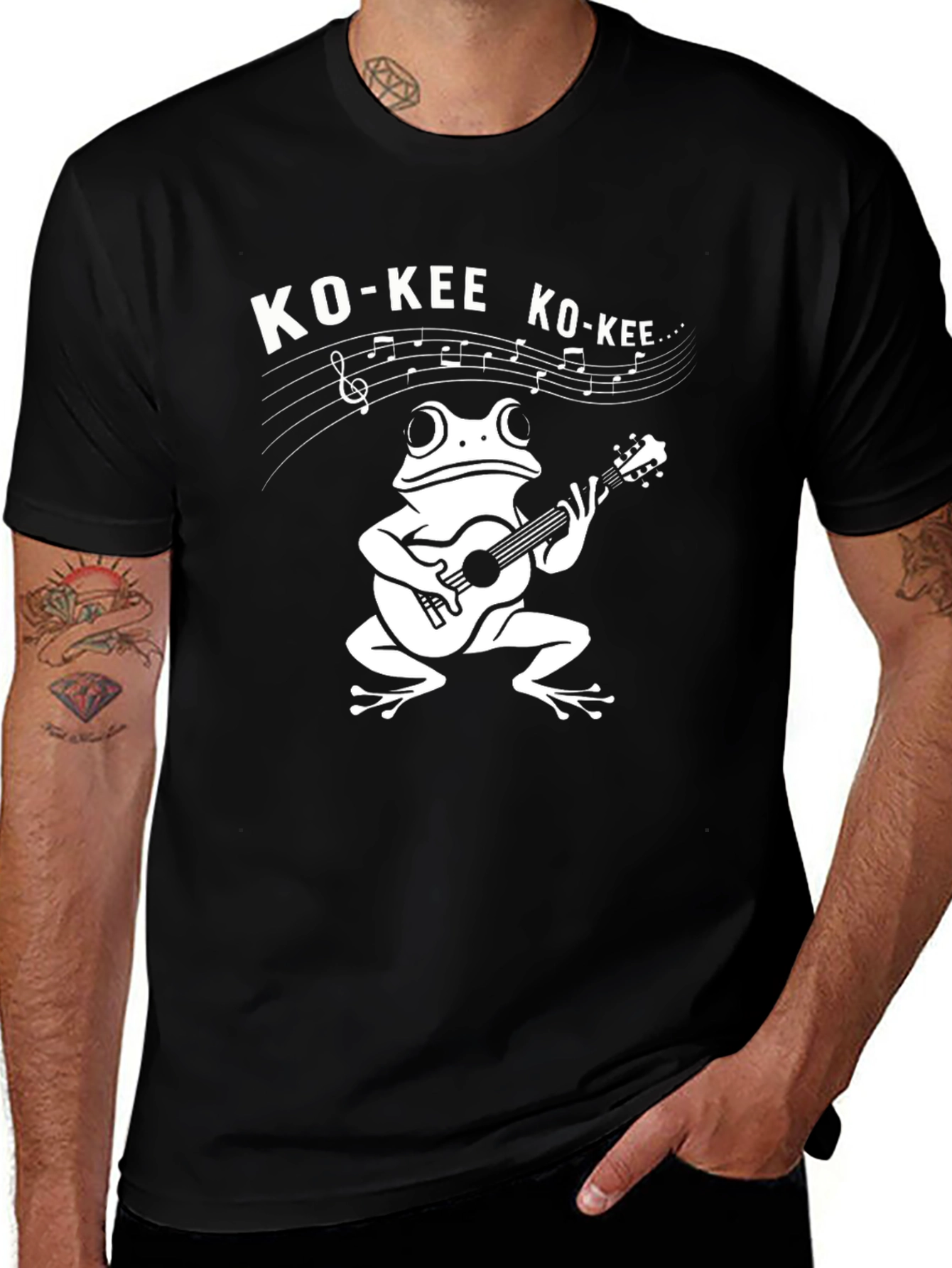 Variant 19 of Frog Guitarist T-Shirt - Ko-Kee Song Graphic Tee