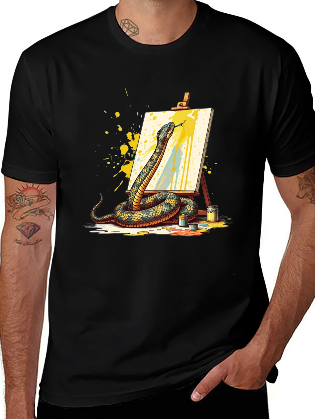 Variant 29 of Snake Painting T-Shirt