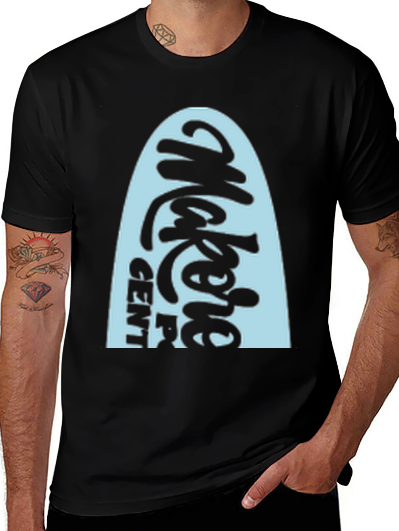 Variant 27 of Trendy Graphic Tee: "Make It Gentle"