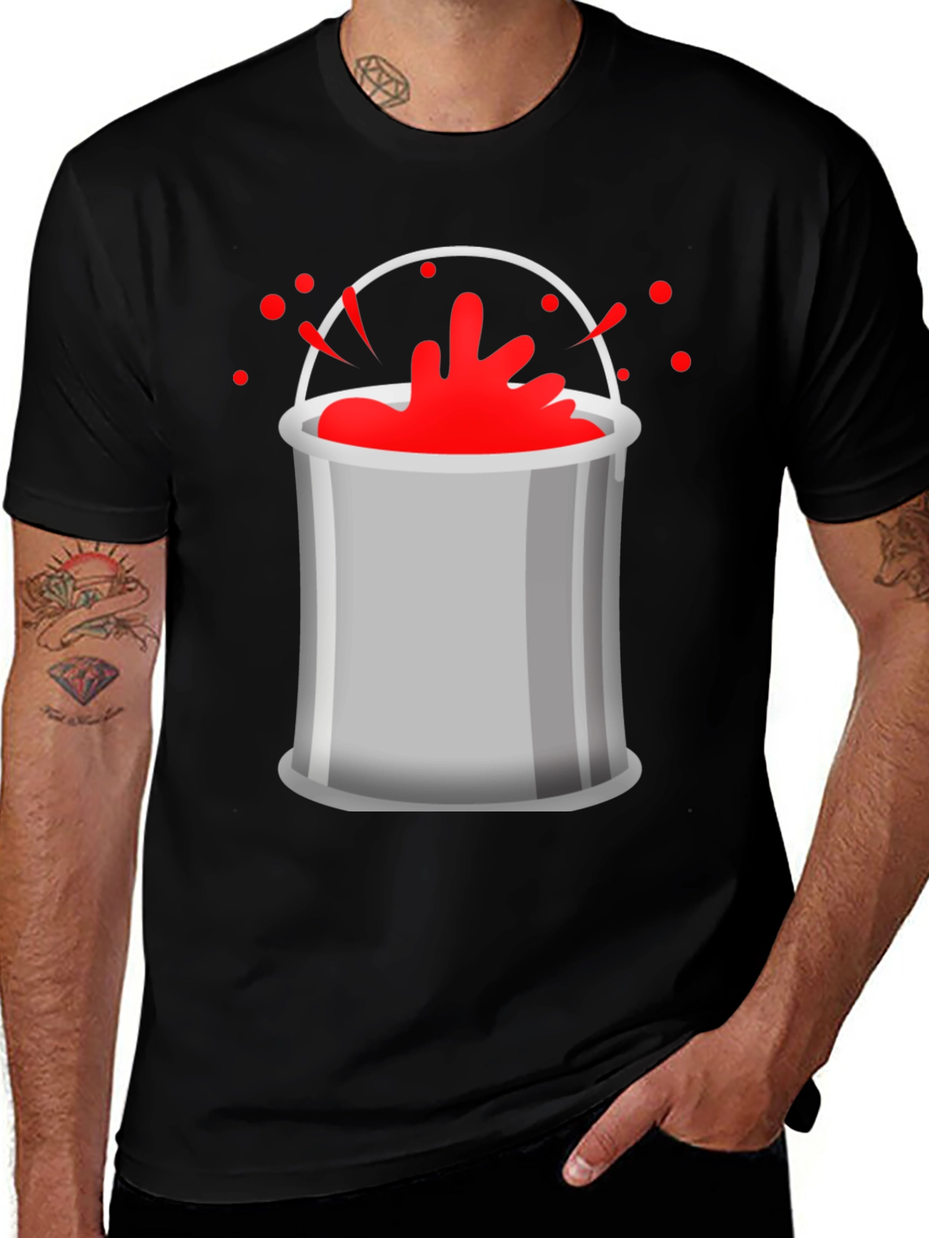 Variant 5 of Paint Bucket Graphic Tee