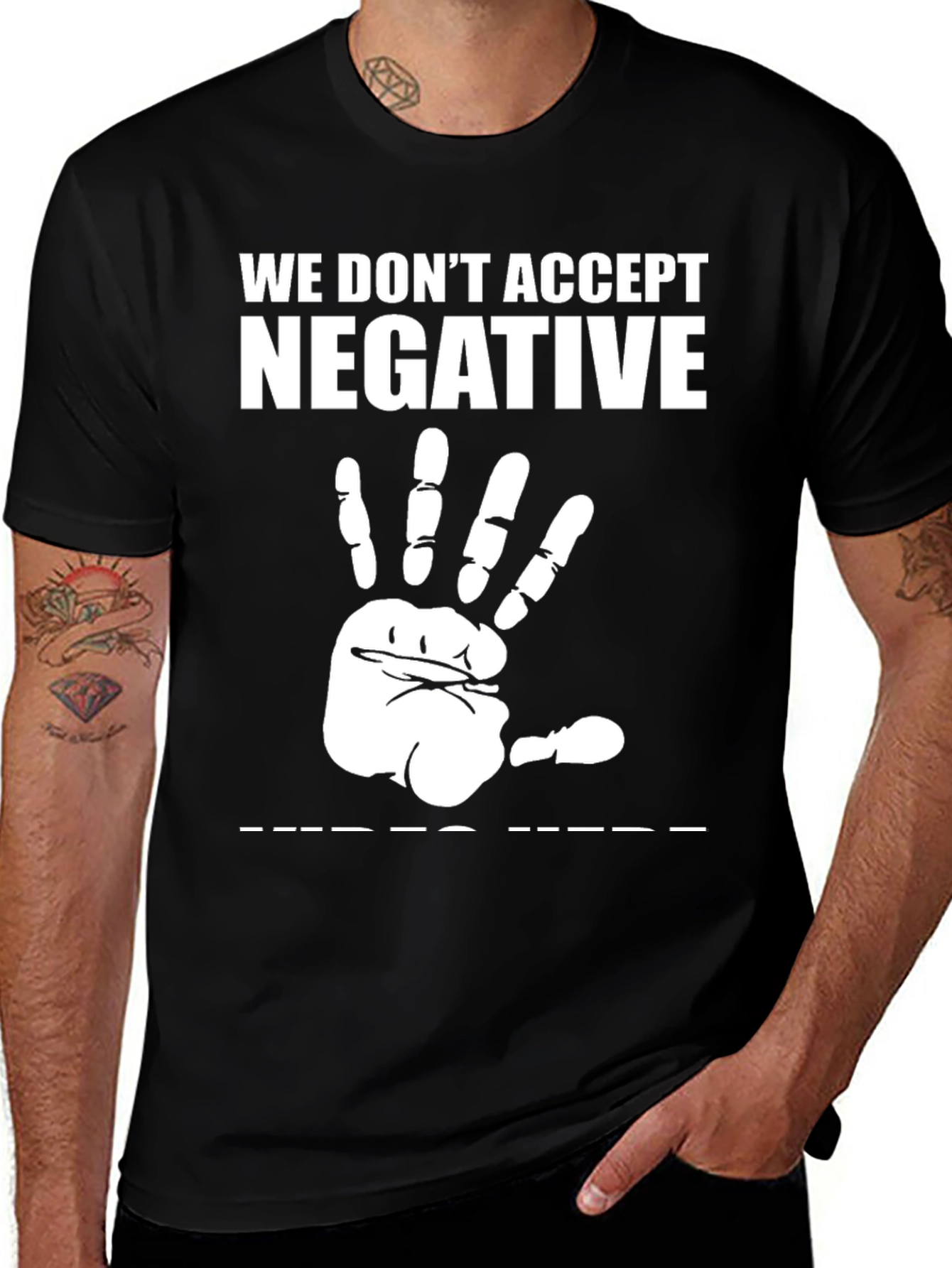 Negative Vibes T-Shirt - Funny Graphic Tee