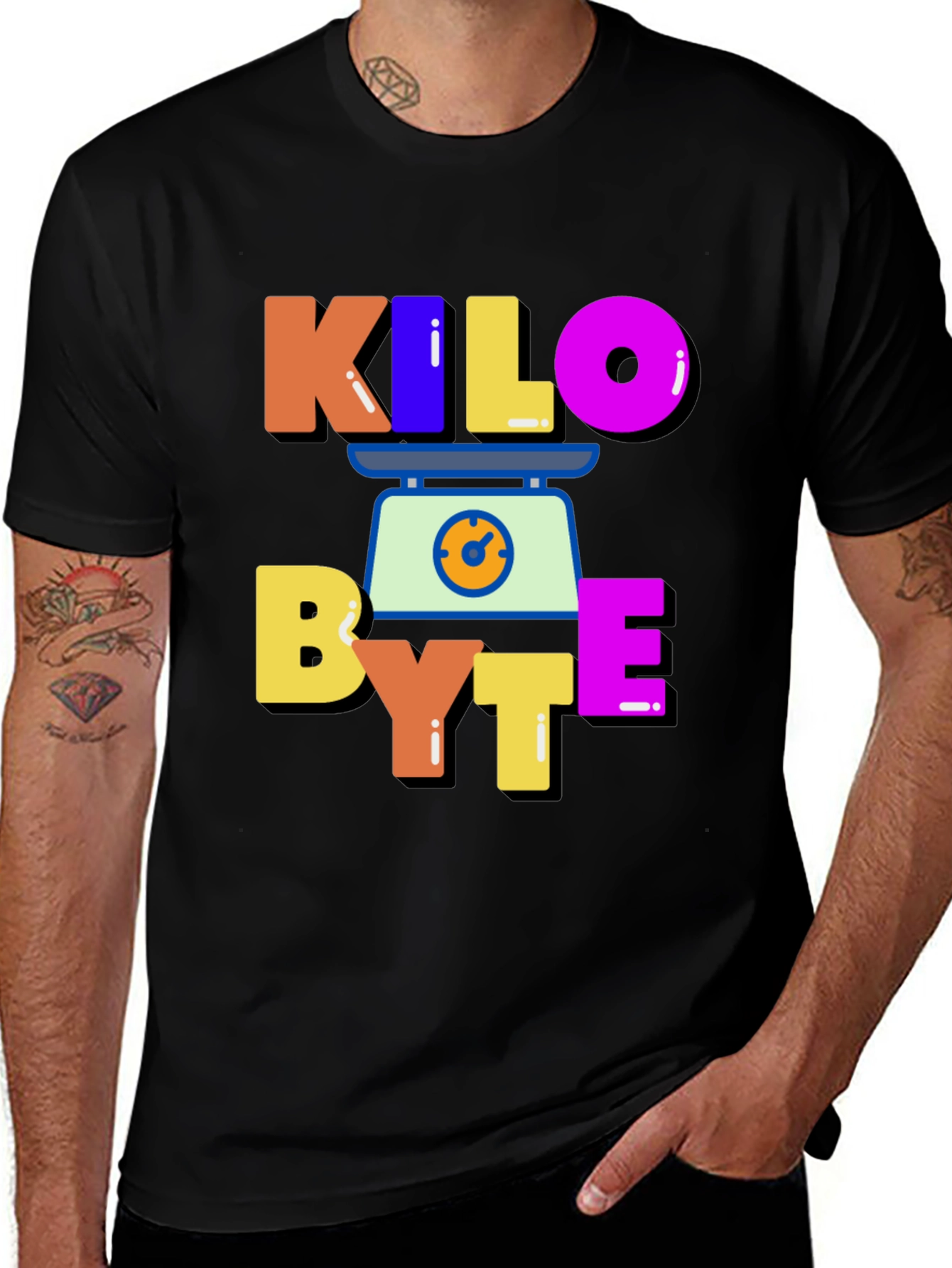 Kilobyte Scale Funny Geeky T-Shirt
