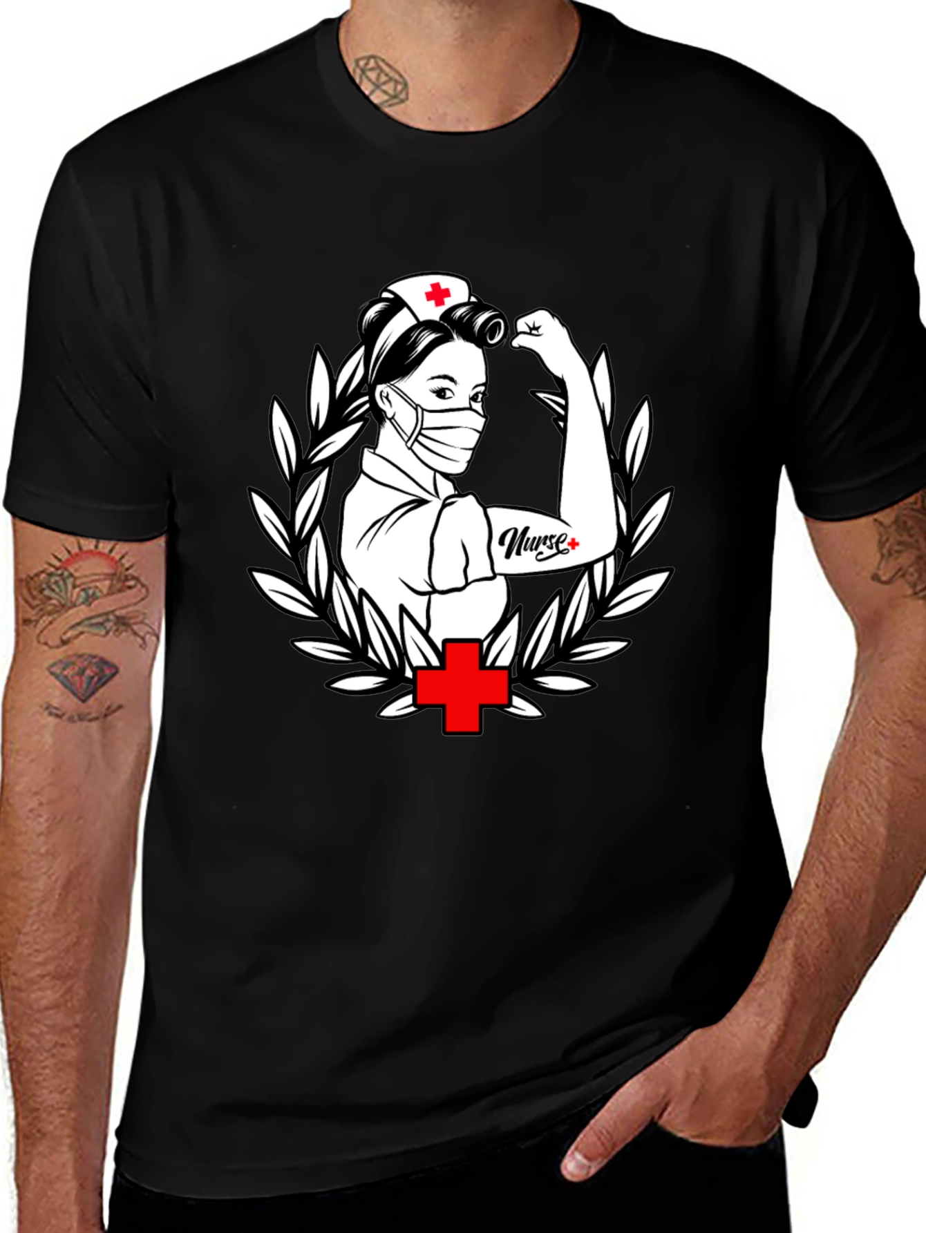 Variant 22 of Nurse Strong T-Shirt - Healthcare Hero Tee