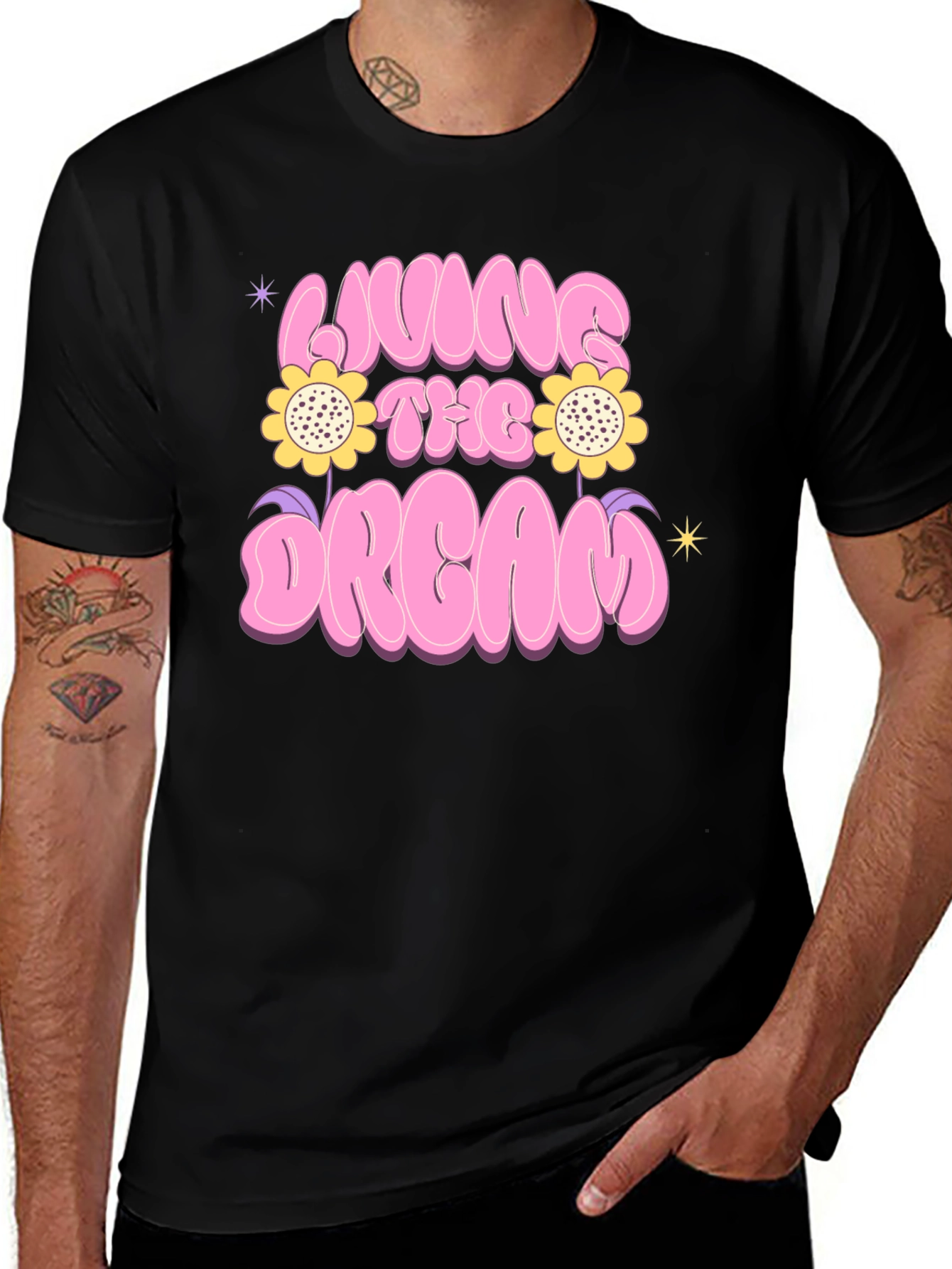 Variant 4 of Living The Dream Graphic T-Shirt