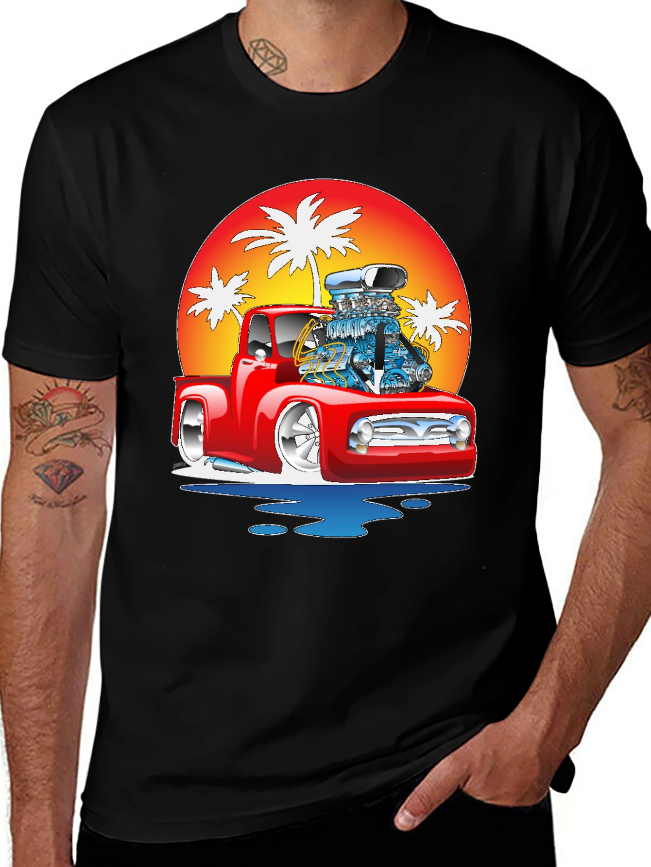 Hot Rod Truck Graphic Tee