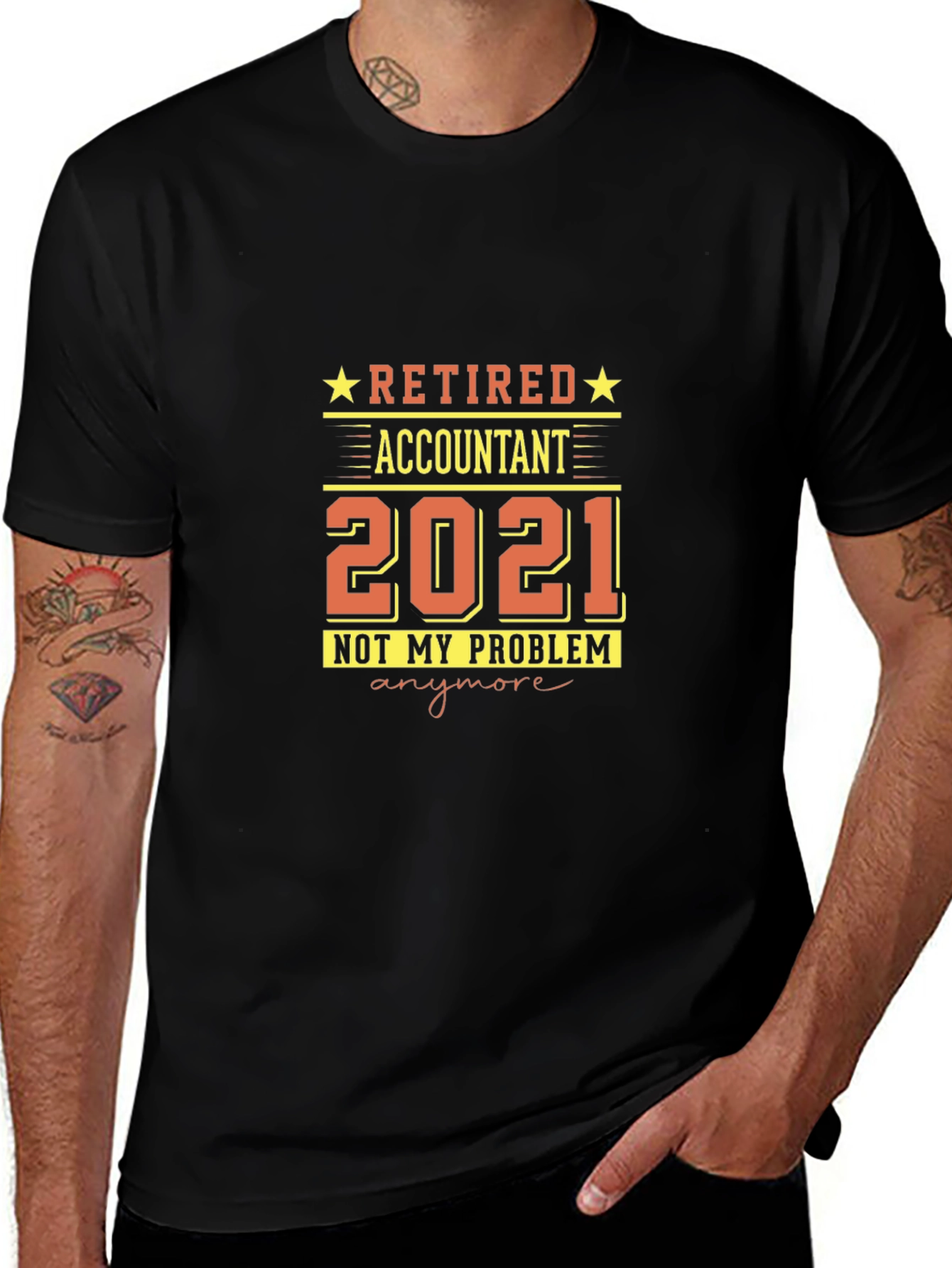 Variant 26 of Retired Accountant 2021 T-Shirt
