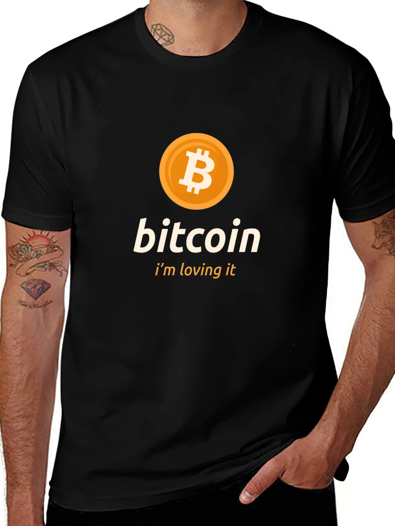 Bitcoin I'm Lovin' It T-Shirt - Crypto Fan Apparel