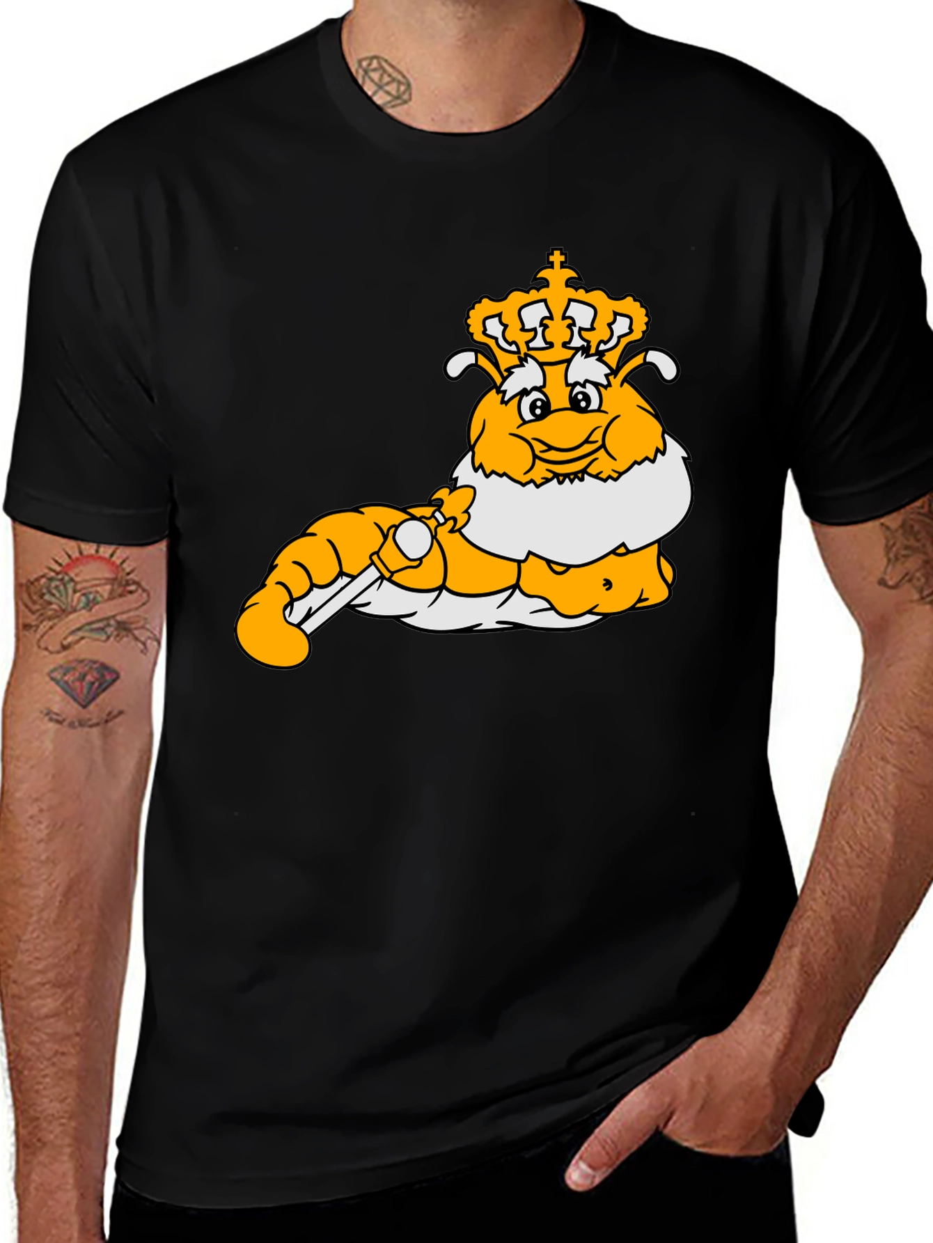 Variant 14 of Cartoon Caterpillar King Graphic T-Shirt