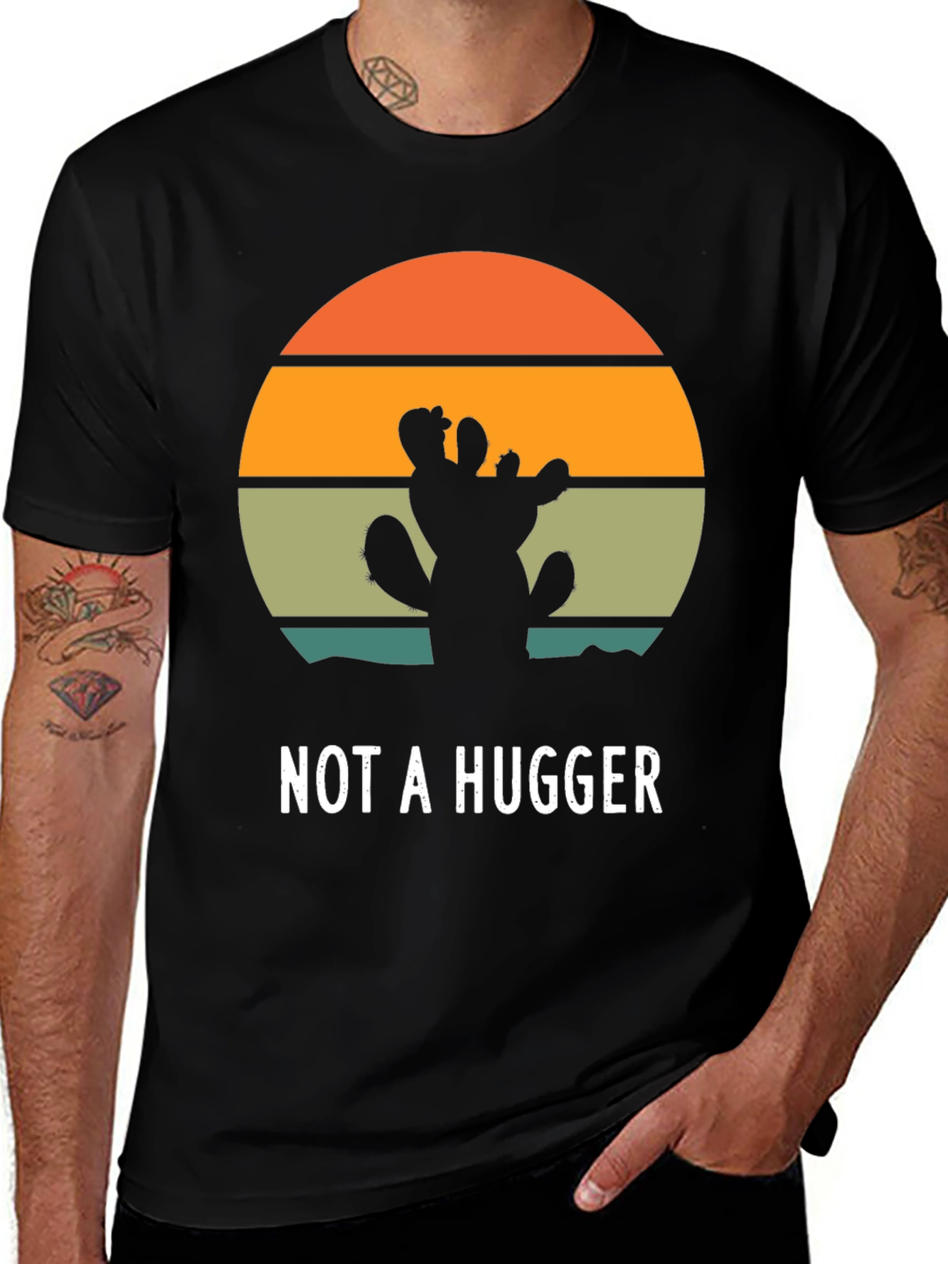 Variant 7 of Not a Hugger Cactus T-Shirt