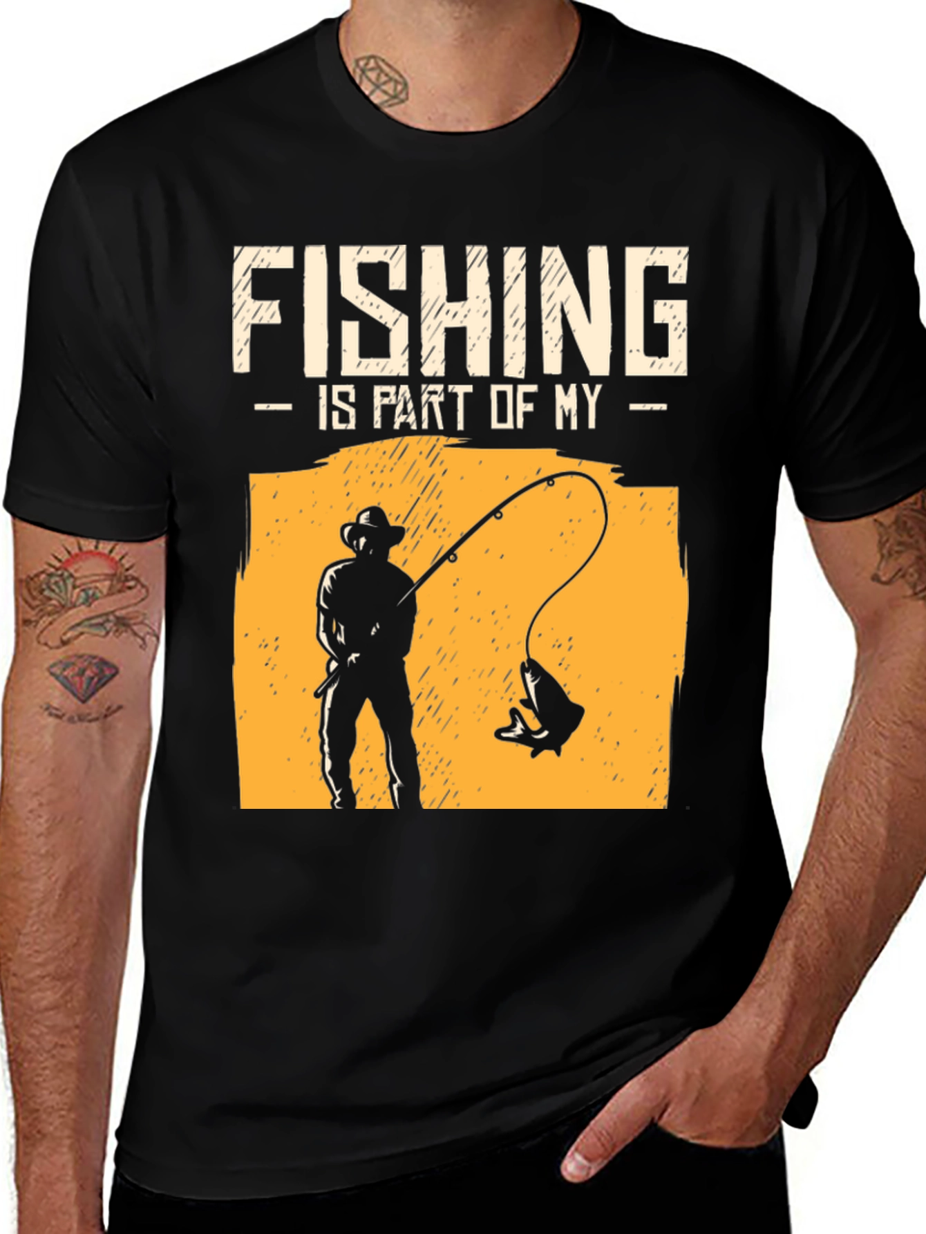Variant 16 of Fishing is Part of My Life Graphic Tee